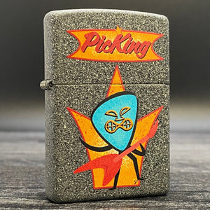 EXCLUSIVE - Riley's 66 Zippo Lighter - PicKing - Iron Stone - Riley's 66 LLC