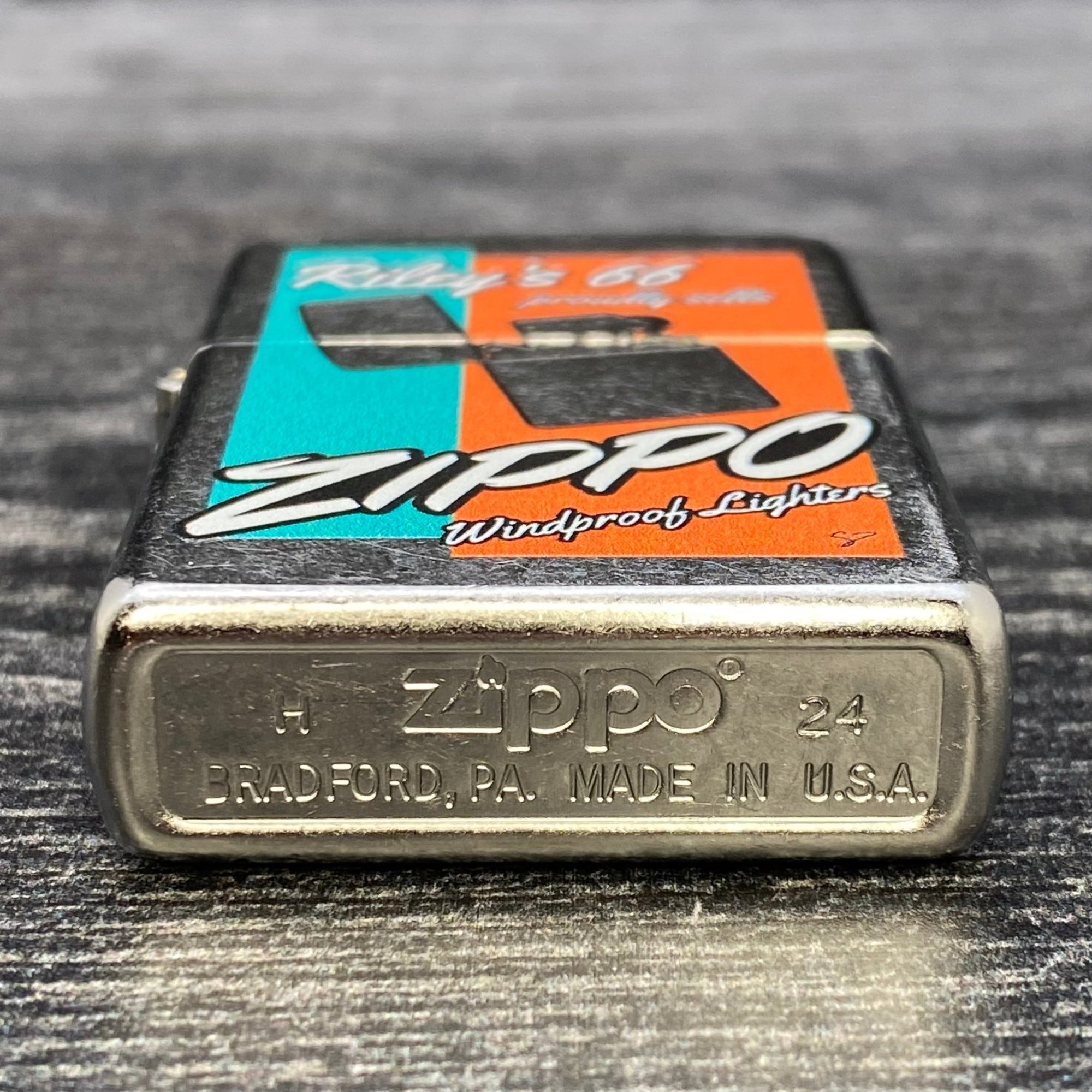 Exclusive - Riley's 66 Zippo Lighter - Proudly Sells - Street Chrome - Riley's 66 LLC