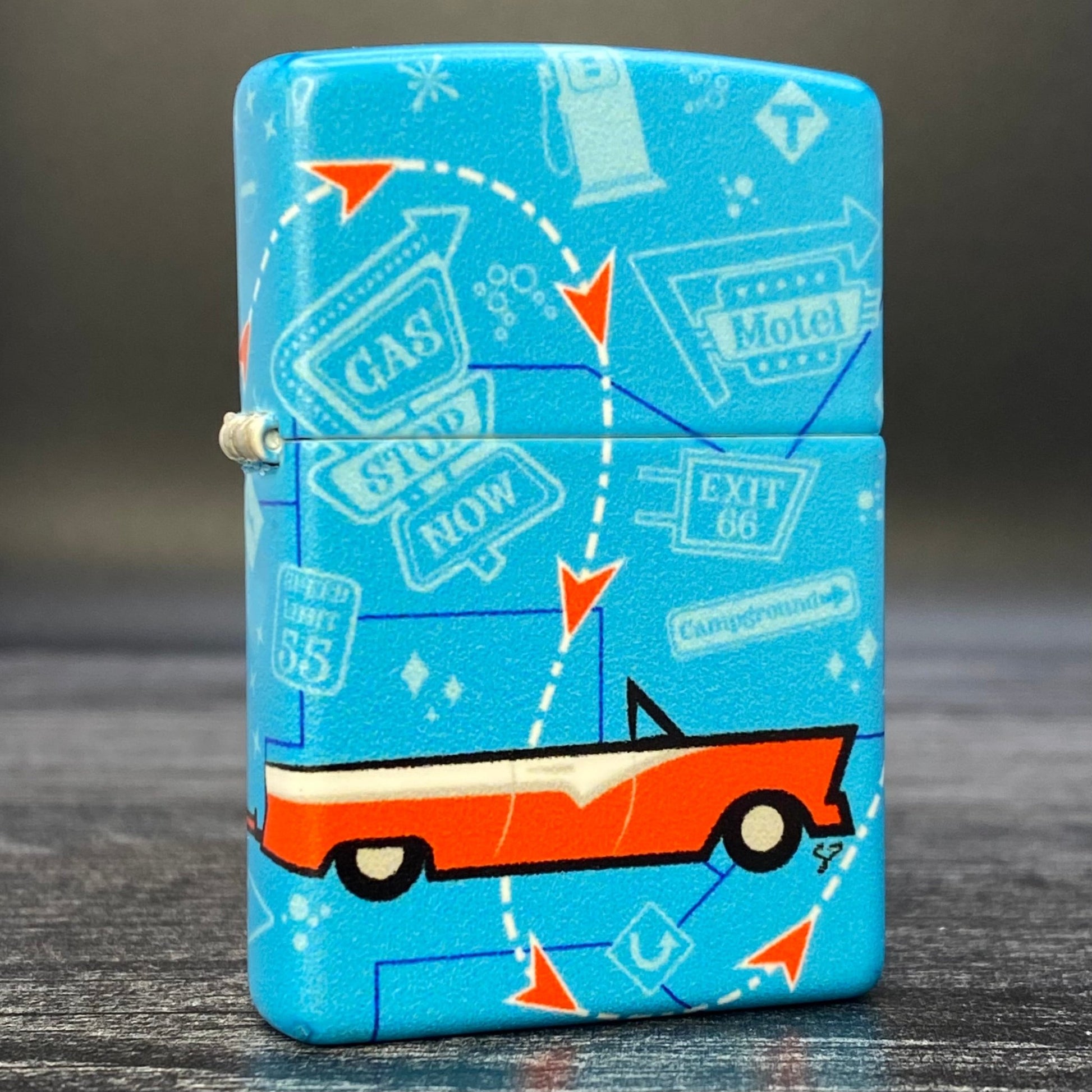 EXCLUSIVE - Riley's 66 Zippo Lighter - Road Trip - 540 Color - Riley's 66 LLC