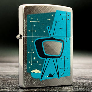 Exclusive - Riley's 66 Zippo Lighter - Static - Diagonal Weave - Riley's 66 LLC