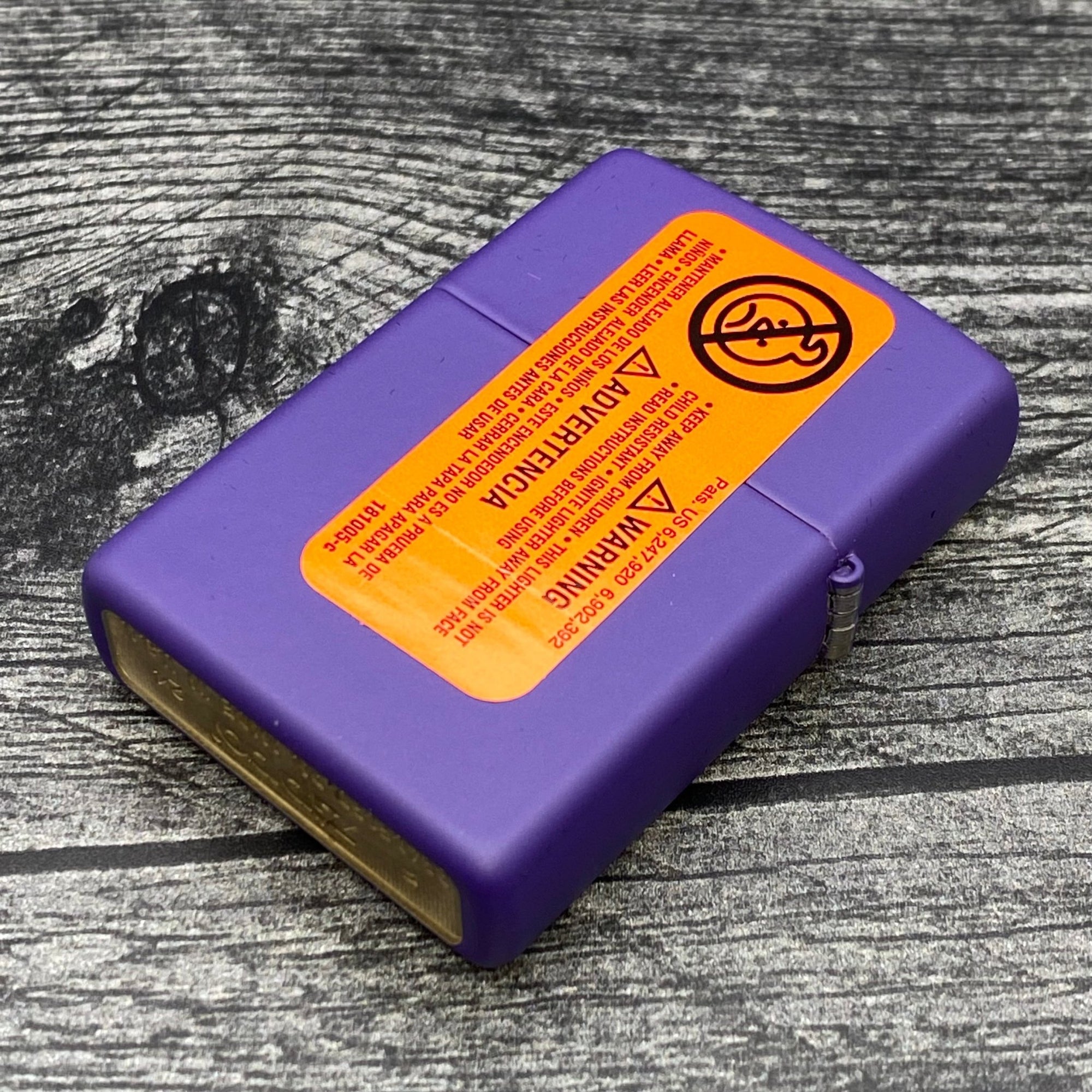 EXCLUSIVE - RILEY'S 66 ZIPPO LIGHTER - Toolbox - Purple Matte - Riley's 66 LLC