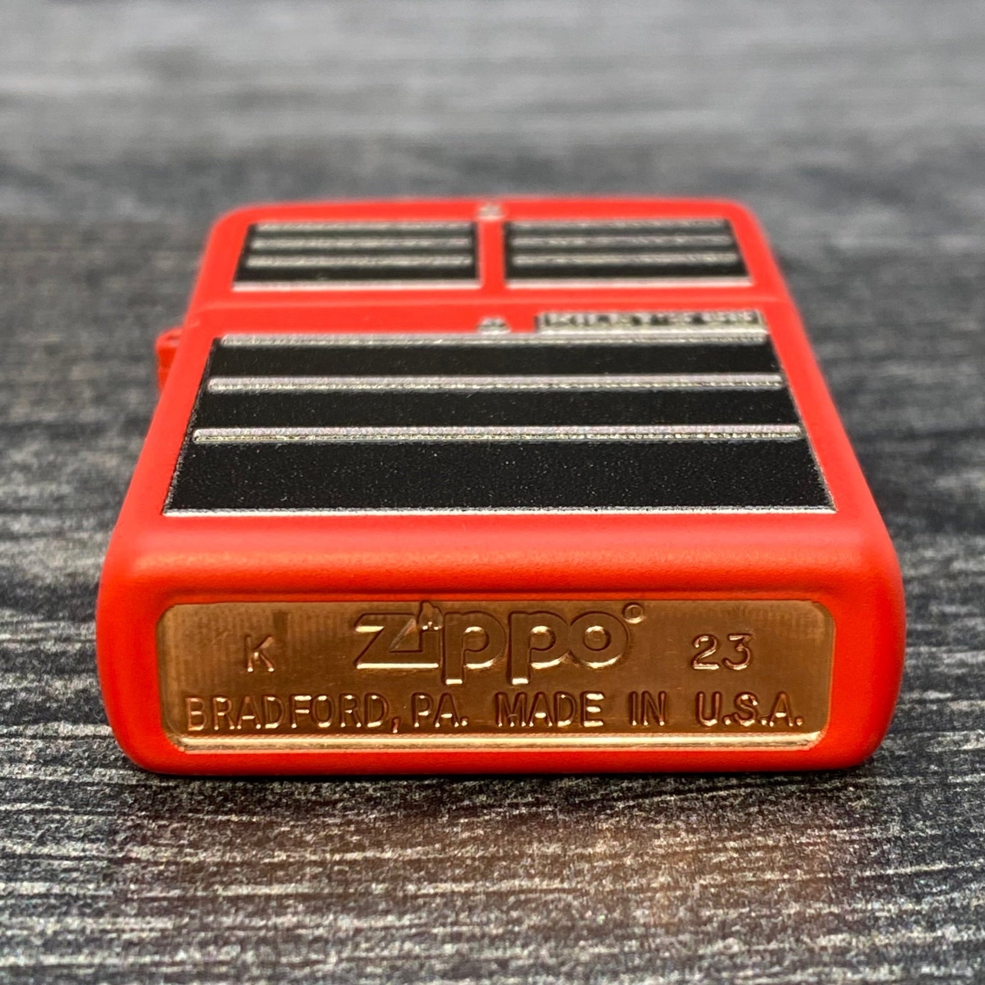 EXCLUSIVE - RILEY'S 66 ZIPPO LIGHTER - Toolbox - Red Matte - Riley's 66 LLC