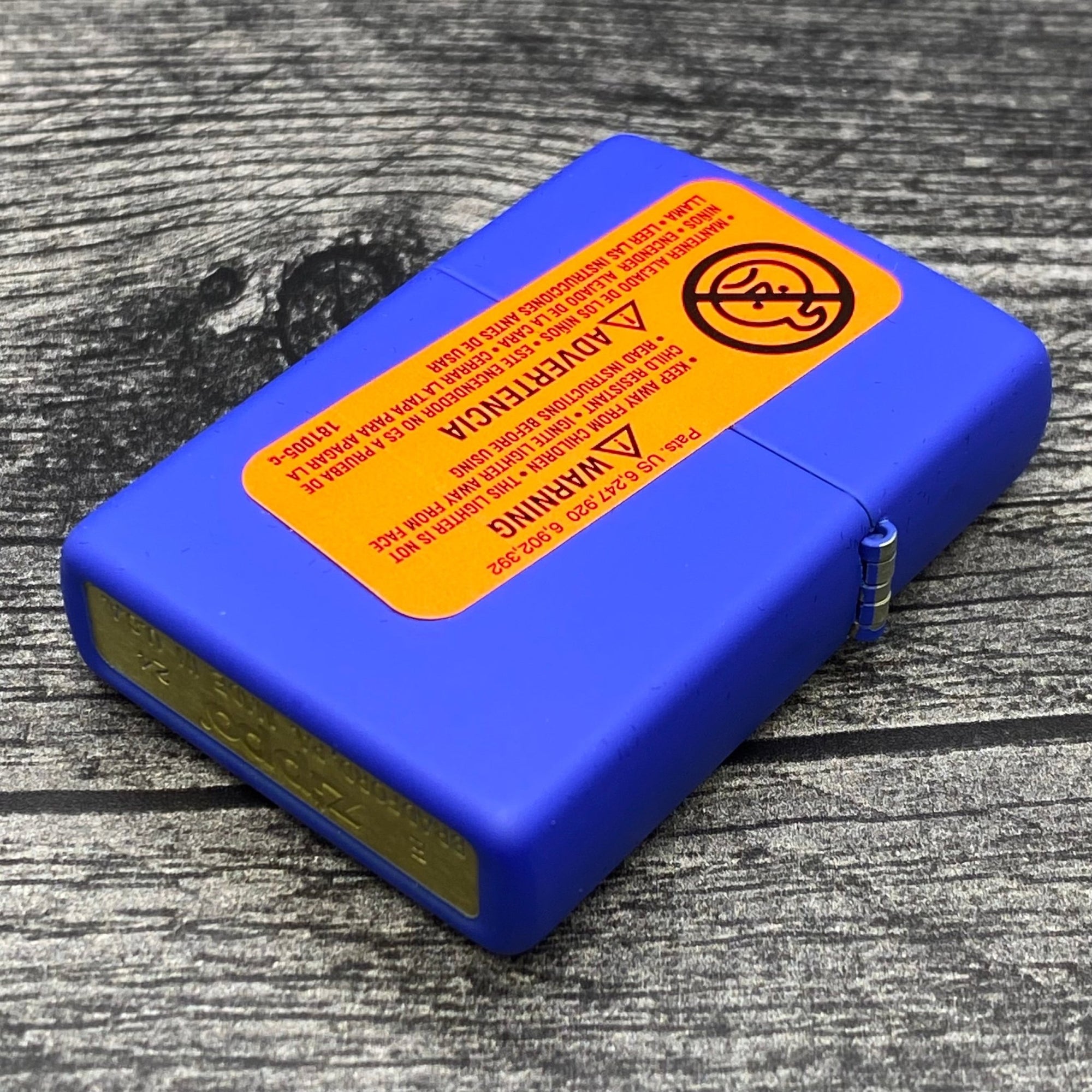 EXCLUSIVE - RILEY'S 66 ZIPPO LIGHTER - Toolbox - Royal Blue Matte - Riley's 66 LLC