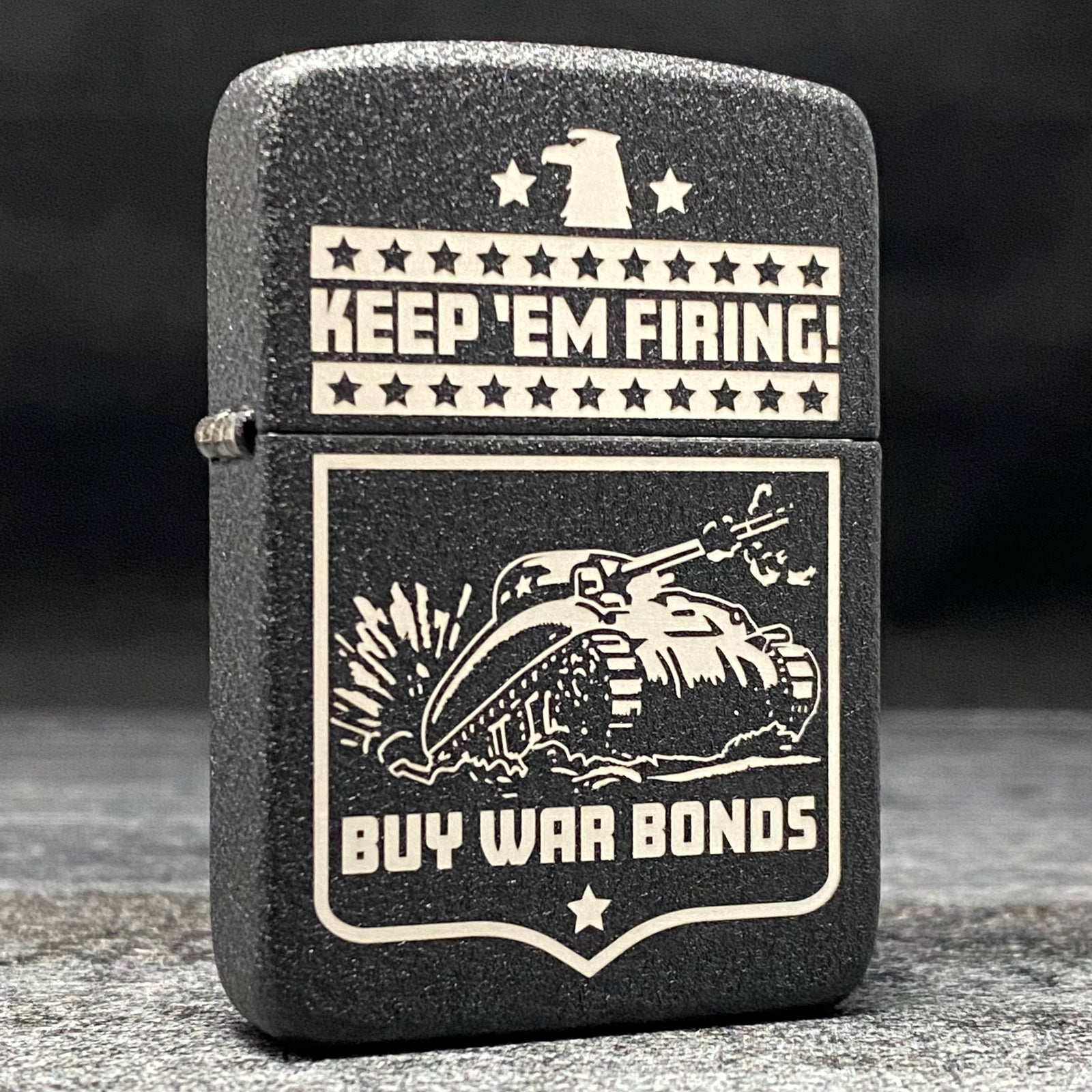 EXCLUSIVE - RILEY'S 66 ZIPPO LIGHTER - Keep 'Em Firing - Black