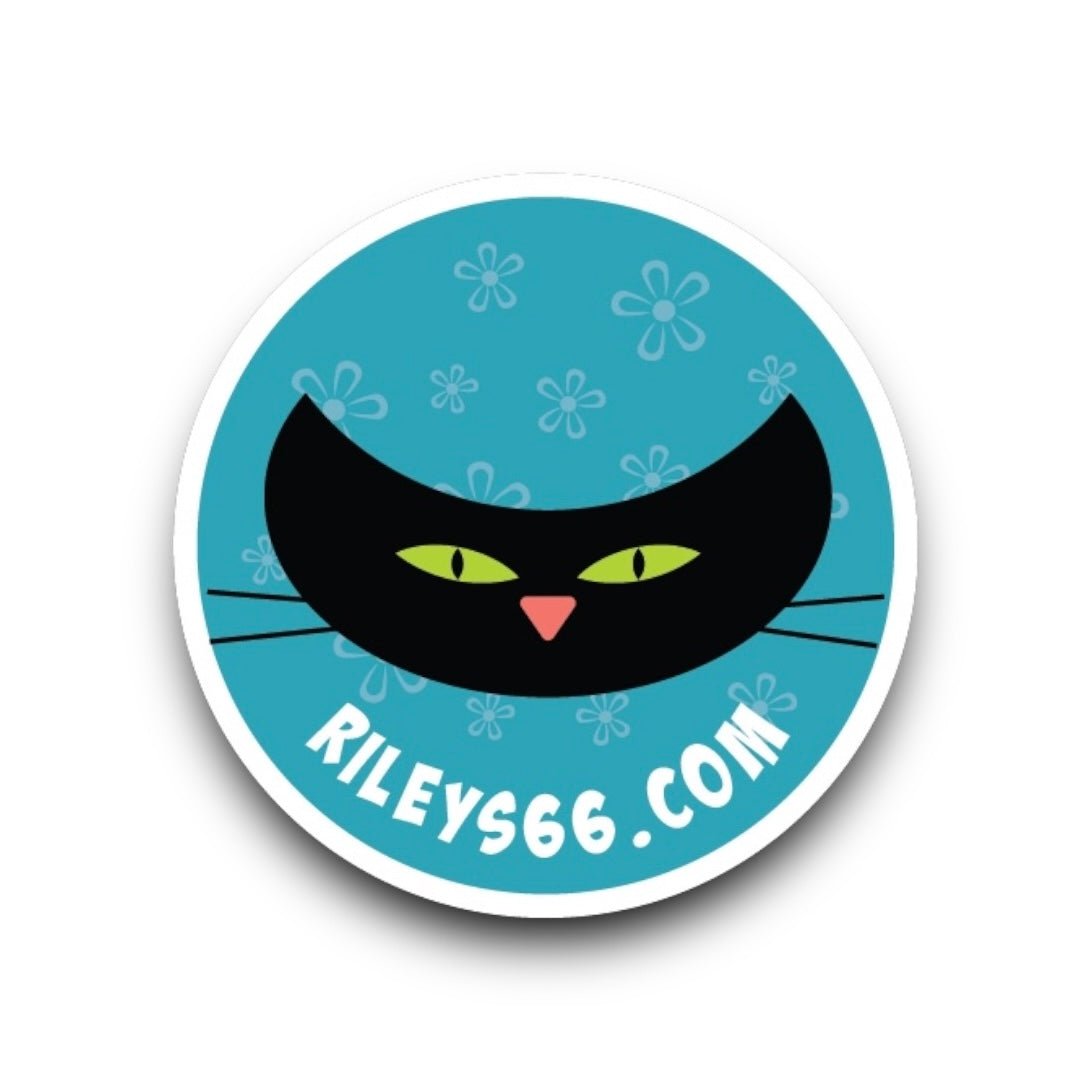 Kitty Sticker - Riley&#39;s 66 LLC