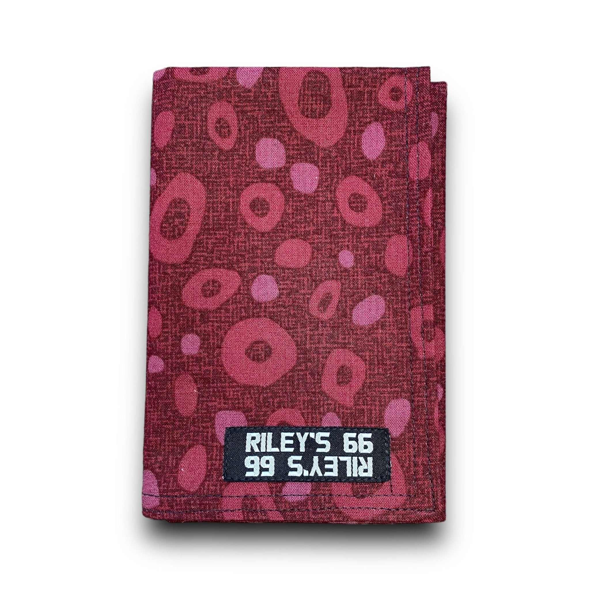 Mid Mod Burgundy Hanky - Riley's 66 LLC
