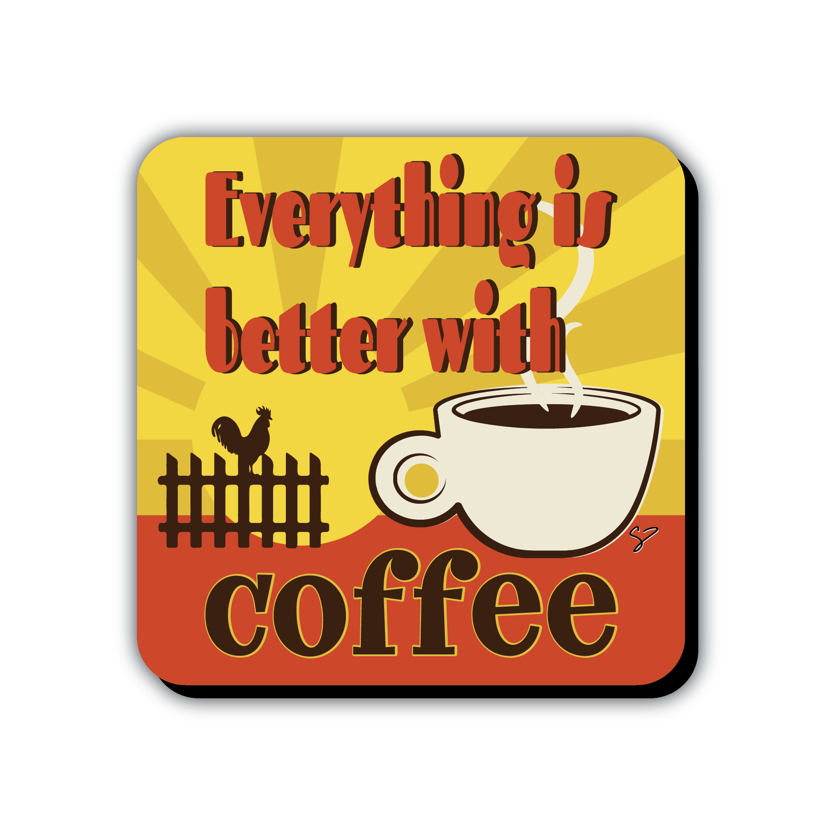 Riley's 66 Coffee Coaster - Riley's 66 LLC