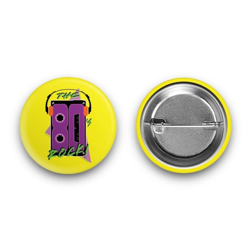 Riley's 66 The 80’s Rock Button - Riley's 66 LLC