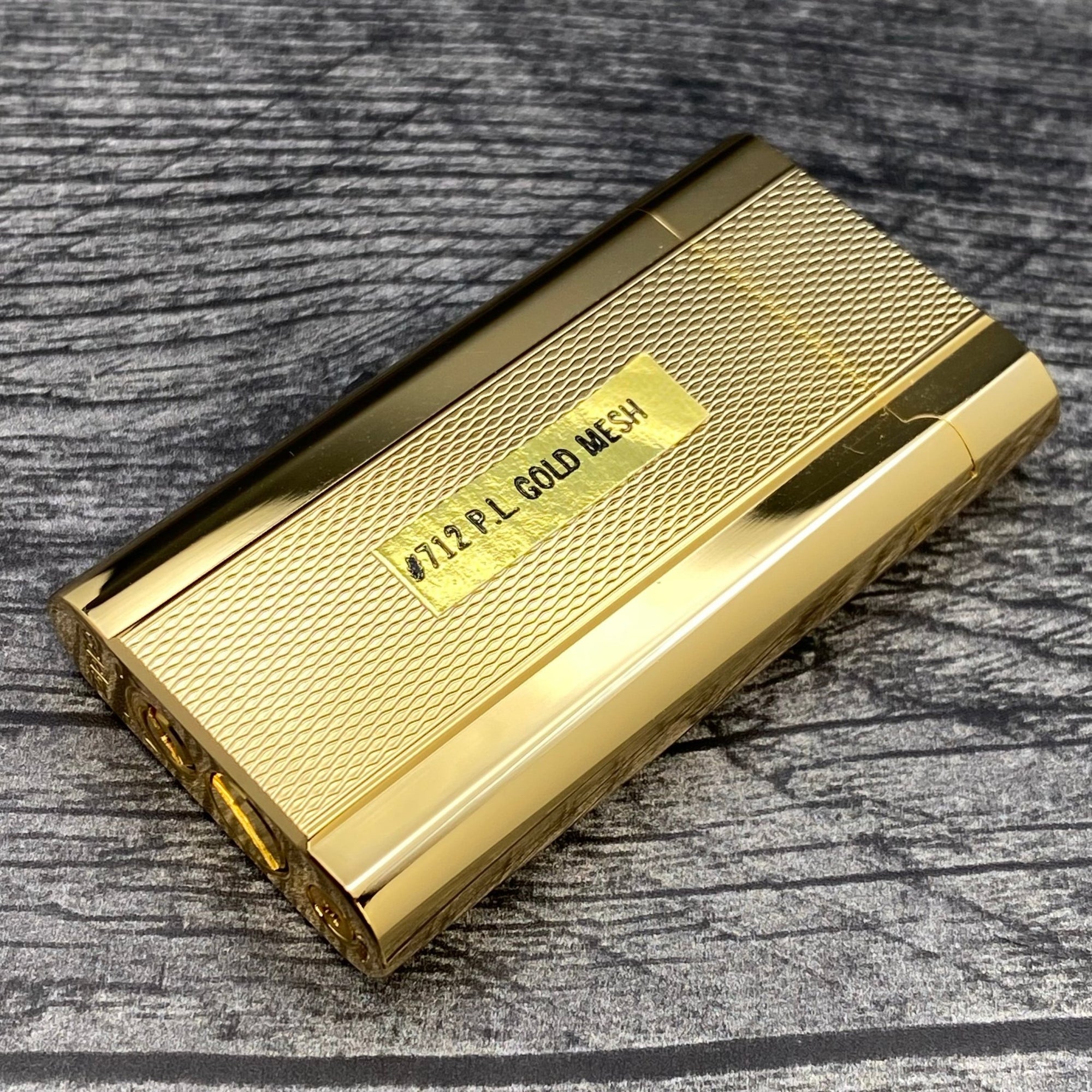 Vintage Zippo Contempo Pipe Lighter - Gold Mesh - Riley's 66 LLC