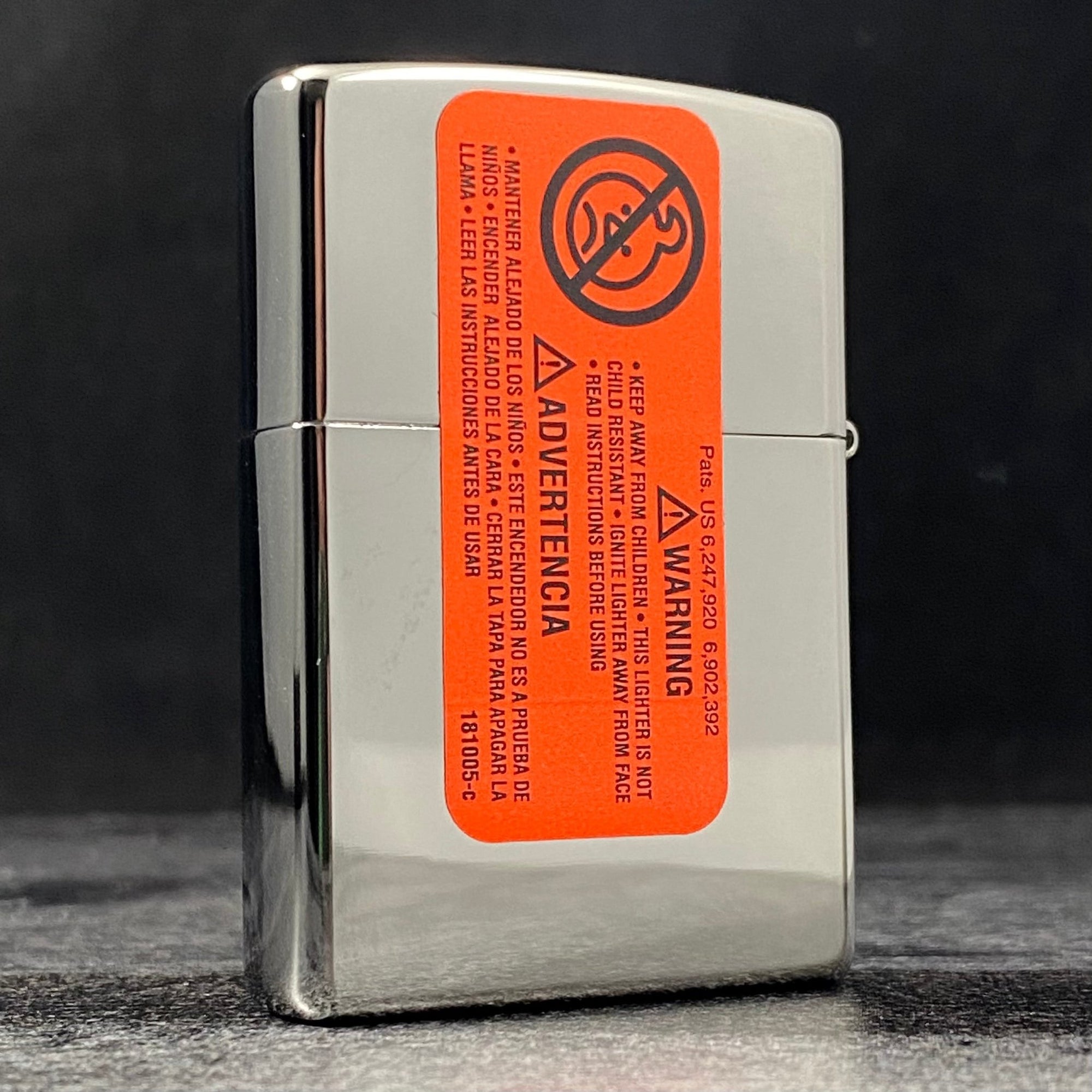 Zippo Lighter - Bill Kolk Memorial - High Polish Chrome - Riley's 66 LLC