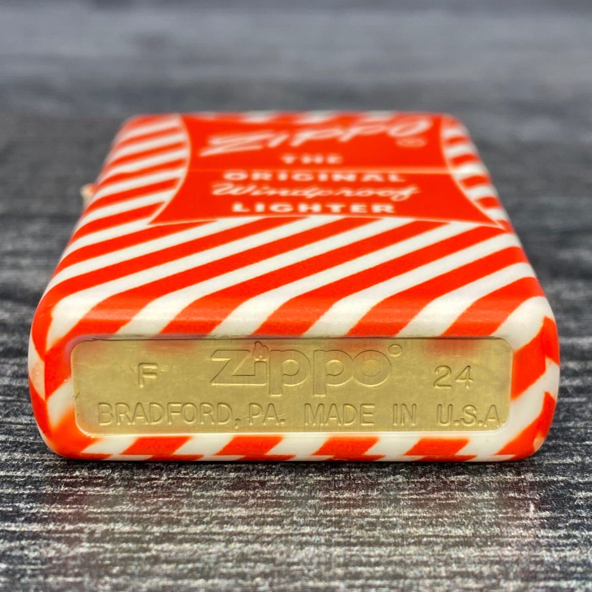 Zippo Lighter - Candy Stripe Box - 540 Color - Riley's 66 LLC