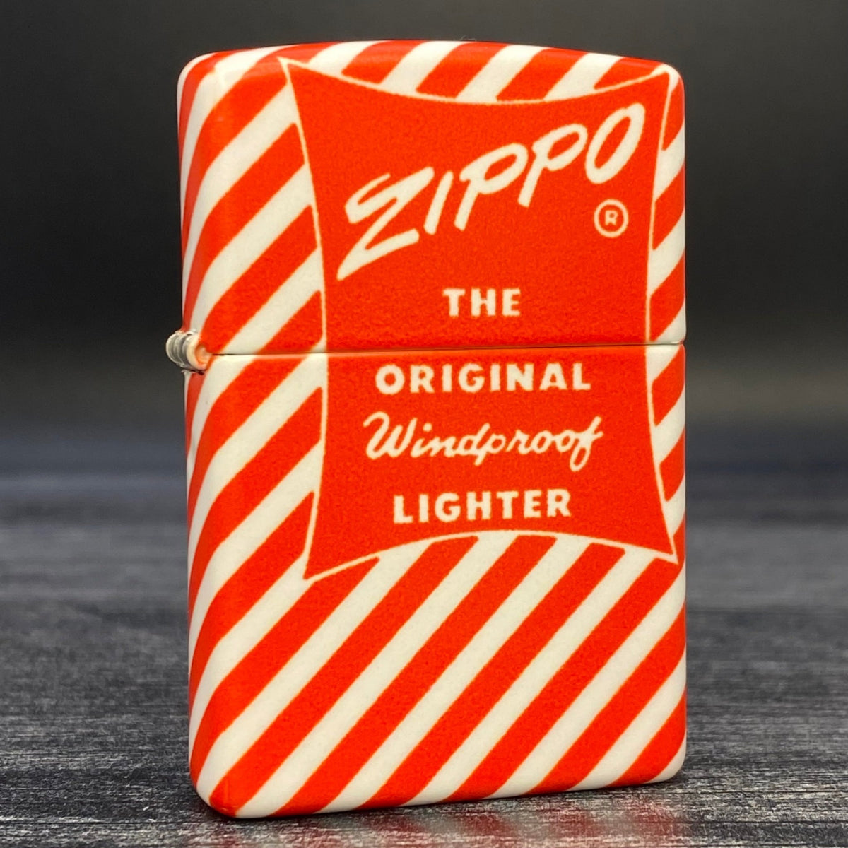 Zippo Lighter - Candy Stripe Box - 540 Color - Riley&#39;s 66 LLC