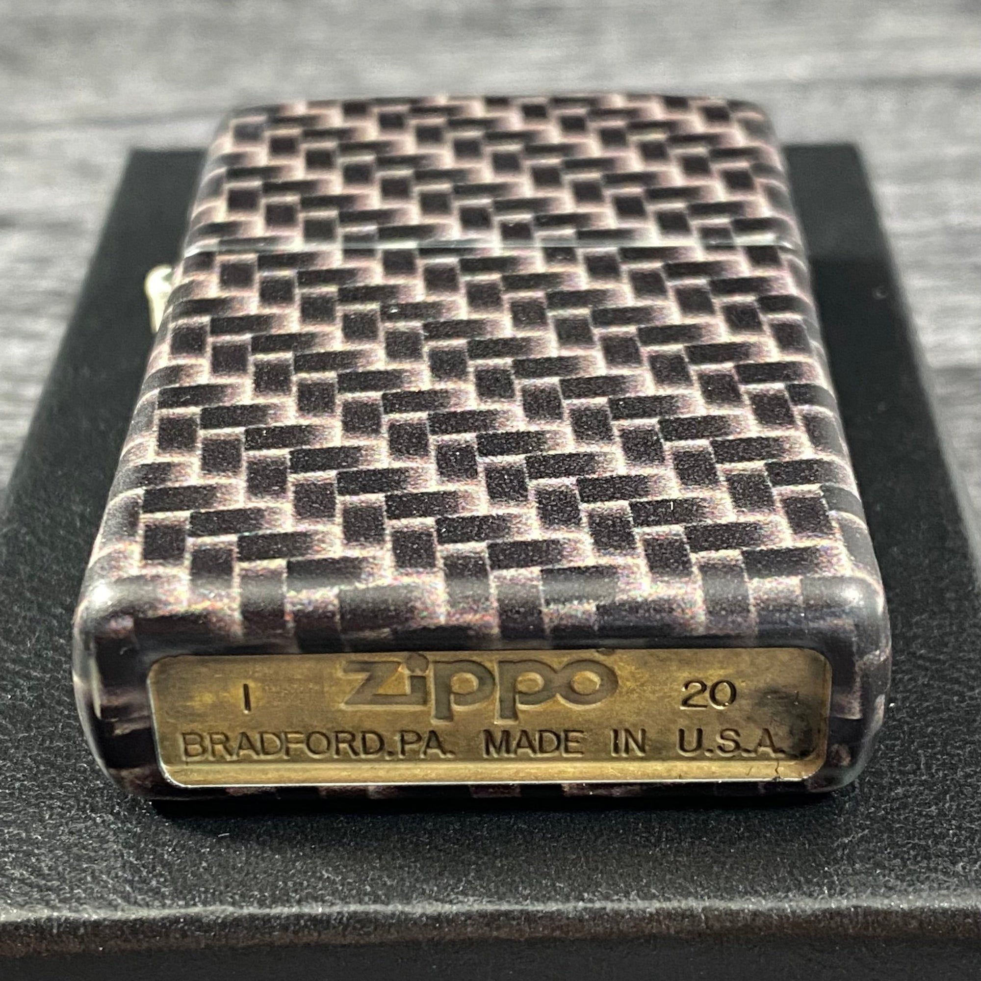 Zippo Lighter - Carbon Fiber Design - 540 Color - Riley's 66 LLC