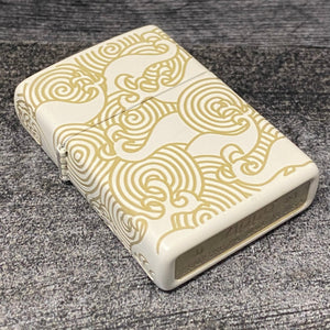 ZIPPO LIGHTER - Cloud Filigree - Laser 360° - White Matte - Riley's 66 LLC