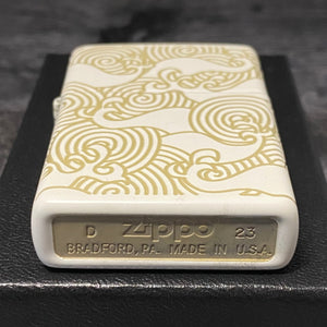 ZIPPO LIGHTER - Cloud Filigree - Laser 360° - White Matte - Riley's 66 LLC
