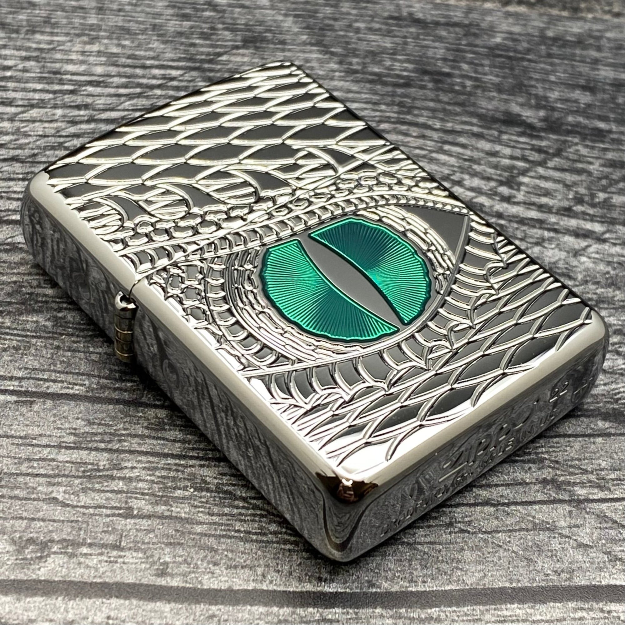 ZIPPO LIGHTER - Dragon Eye - Armor® - High Polish Chrome - Riley's 66 LLC