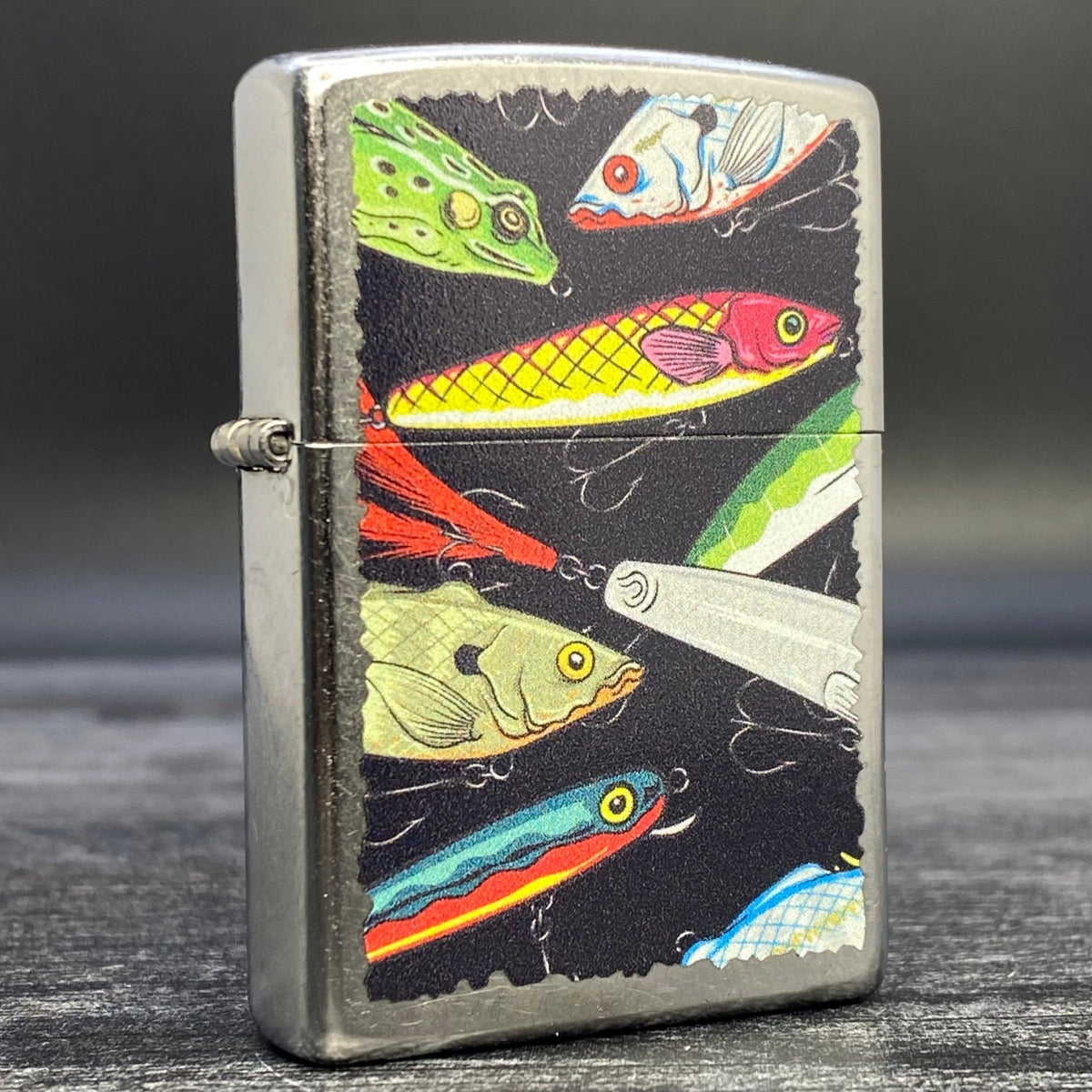 ZIPPO LIGHTER - Fishing Lures - Street Chrome - Riley&#39;s 66 LLC