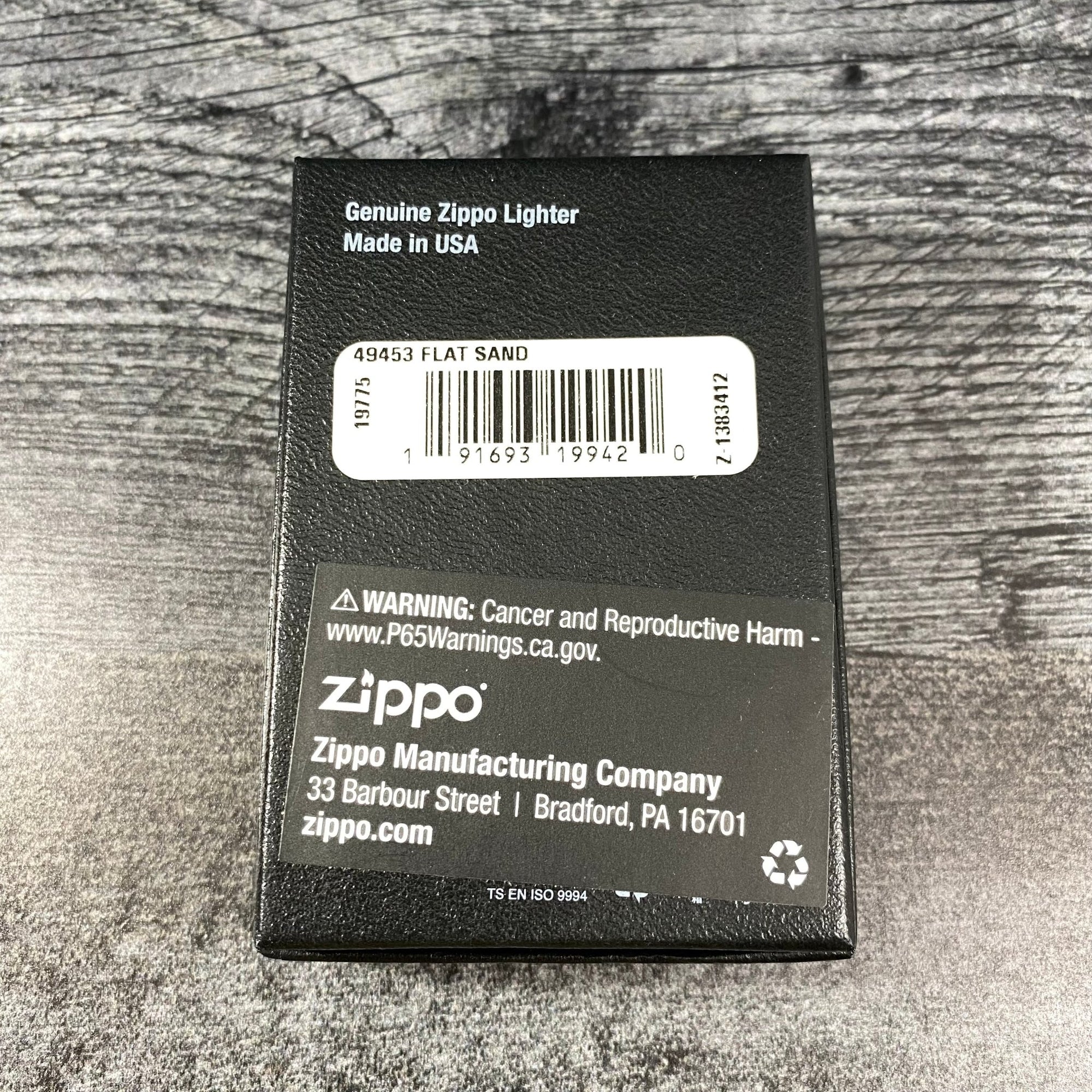 Zippo Lighter - Flat Sand - Riley's 66 LLC