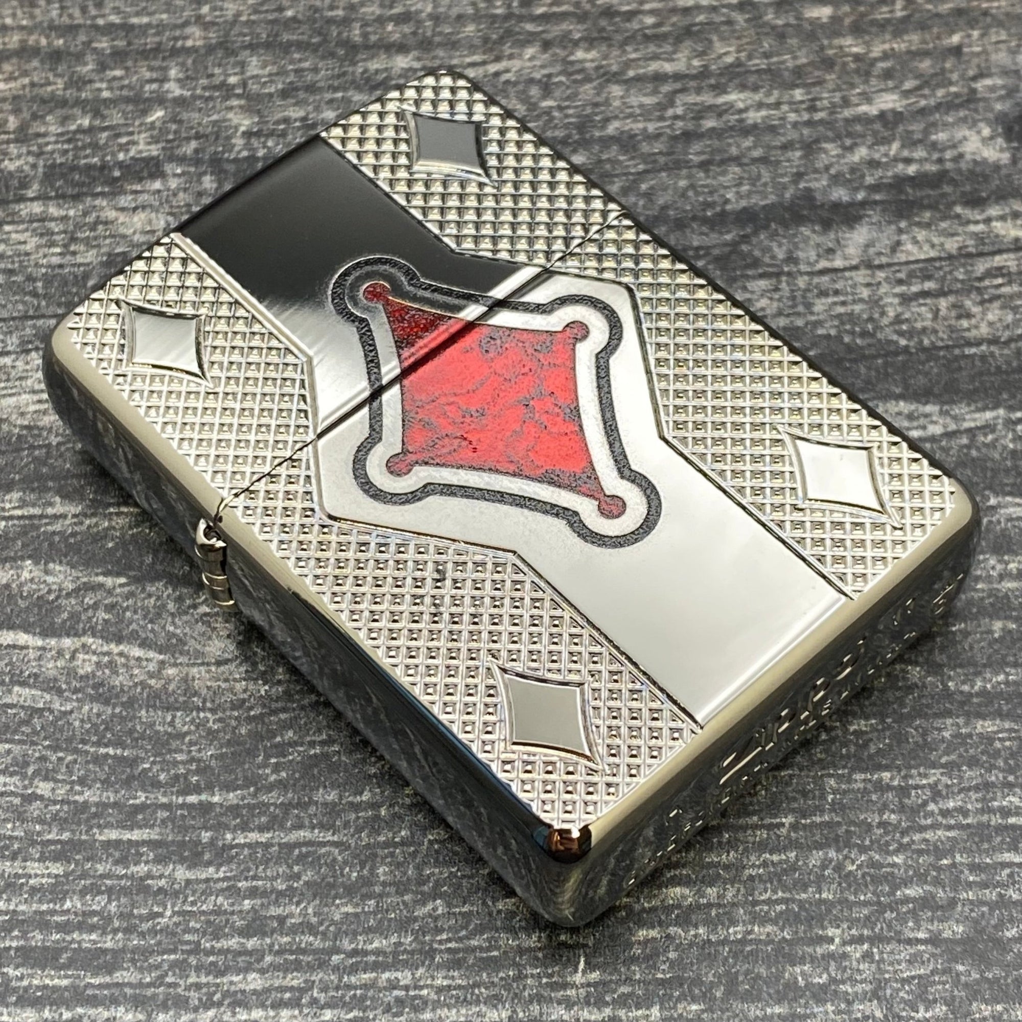 ZIPPO LIGHTER - Geo Design - Armor® - High Polish Chrome - Riley's 66 LLC