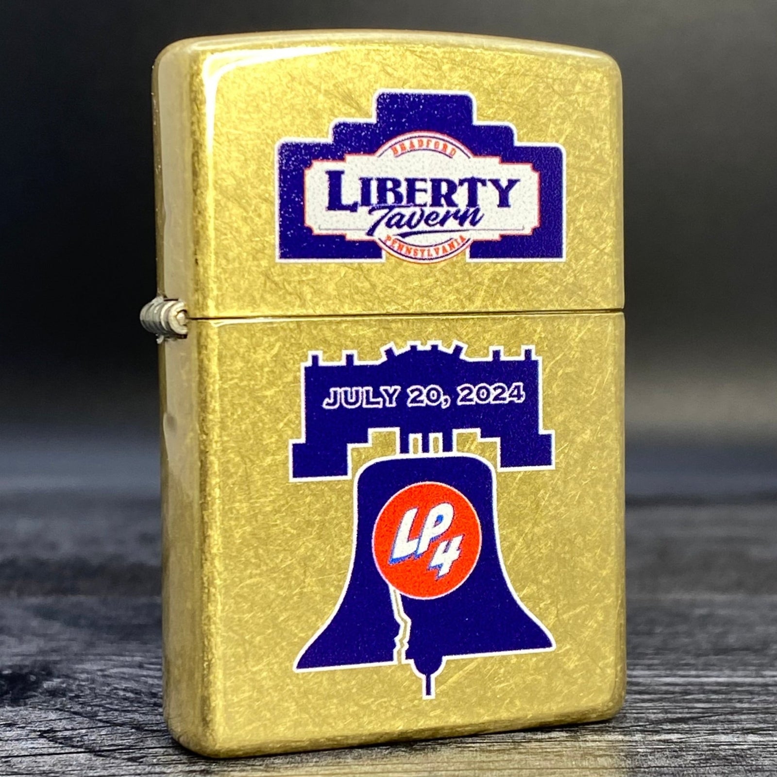 Zippo Lighter - Lighter - Palooza 4 Dinner - 001/100 - Street Brass - Riley's 66 LLC