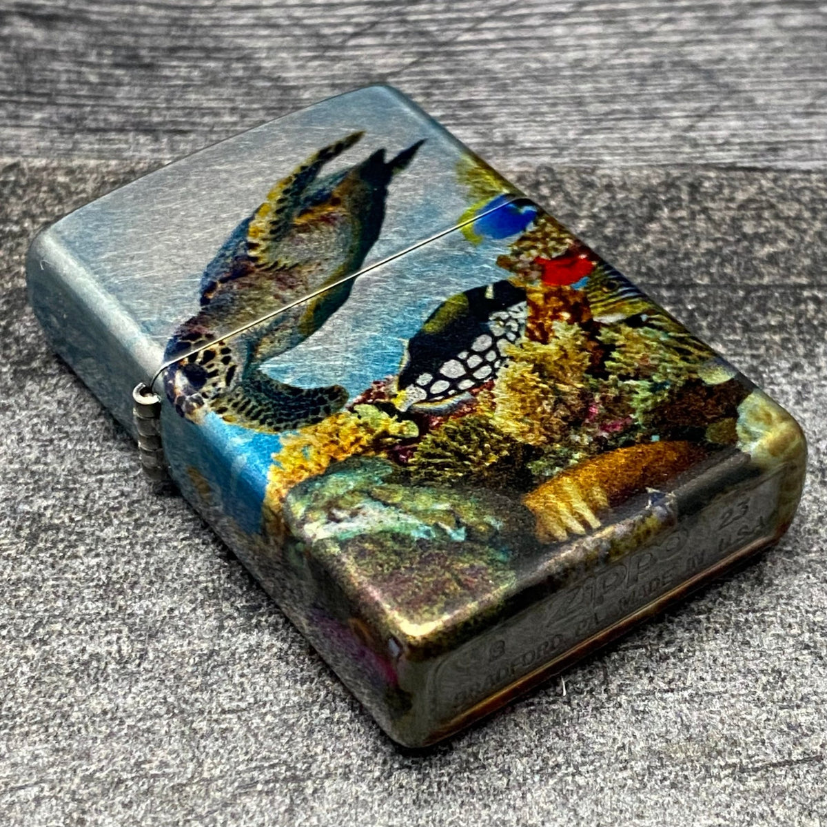 Zippo Lighter - Ocean Creatures - 540 Fusion - Riley's 66 LLC