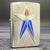 ZIPPO LIGHTER - Patriotic Star - Street Chrome - Riley's 66 LLC