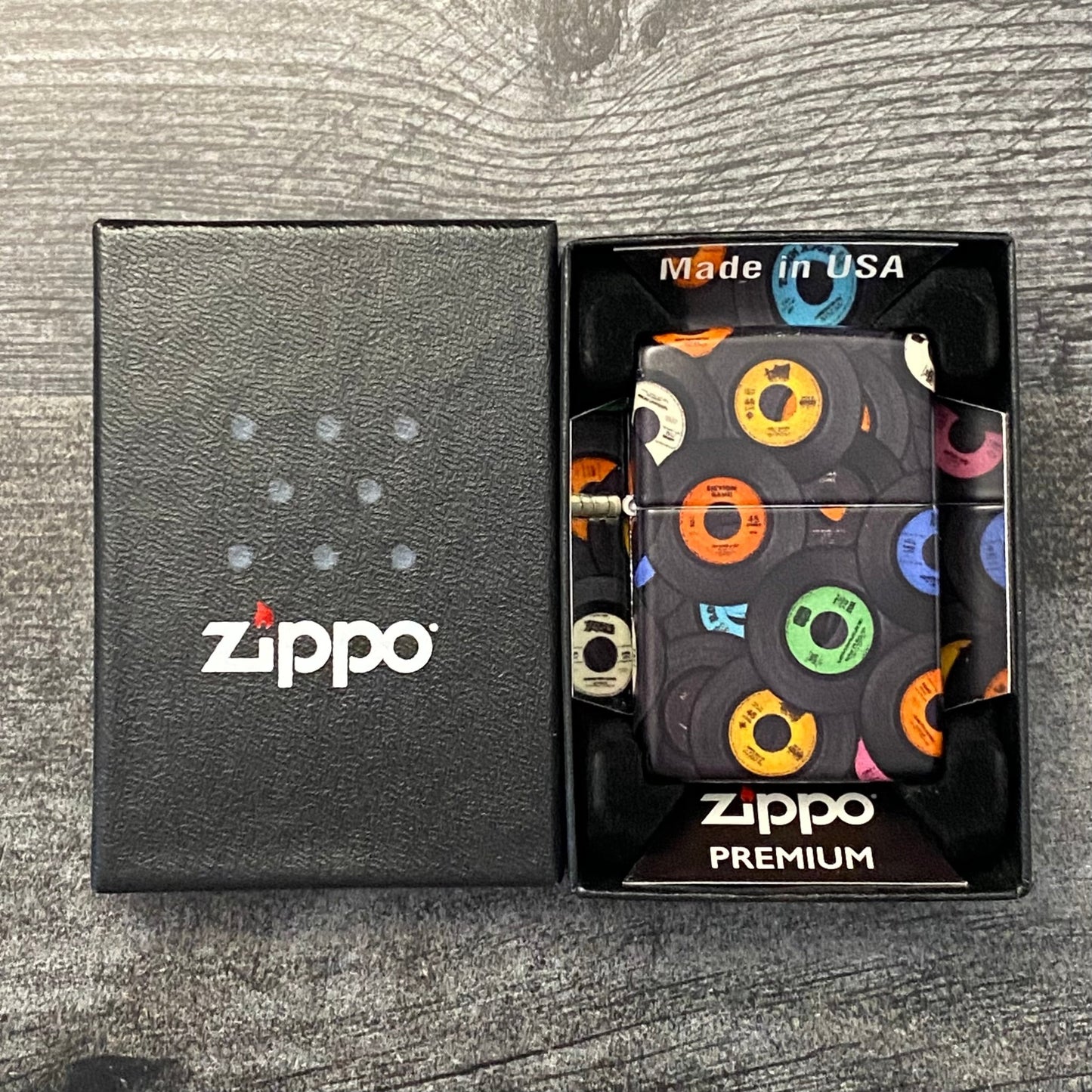 Zippo Lighter - Records - 540 Color - Riley's 66 LLC
