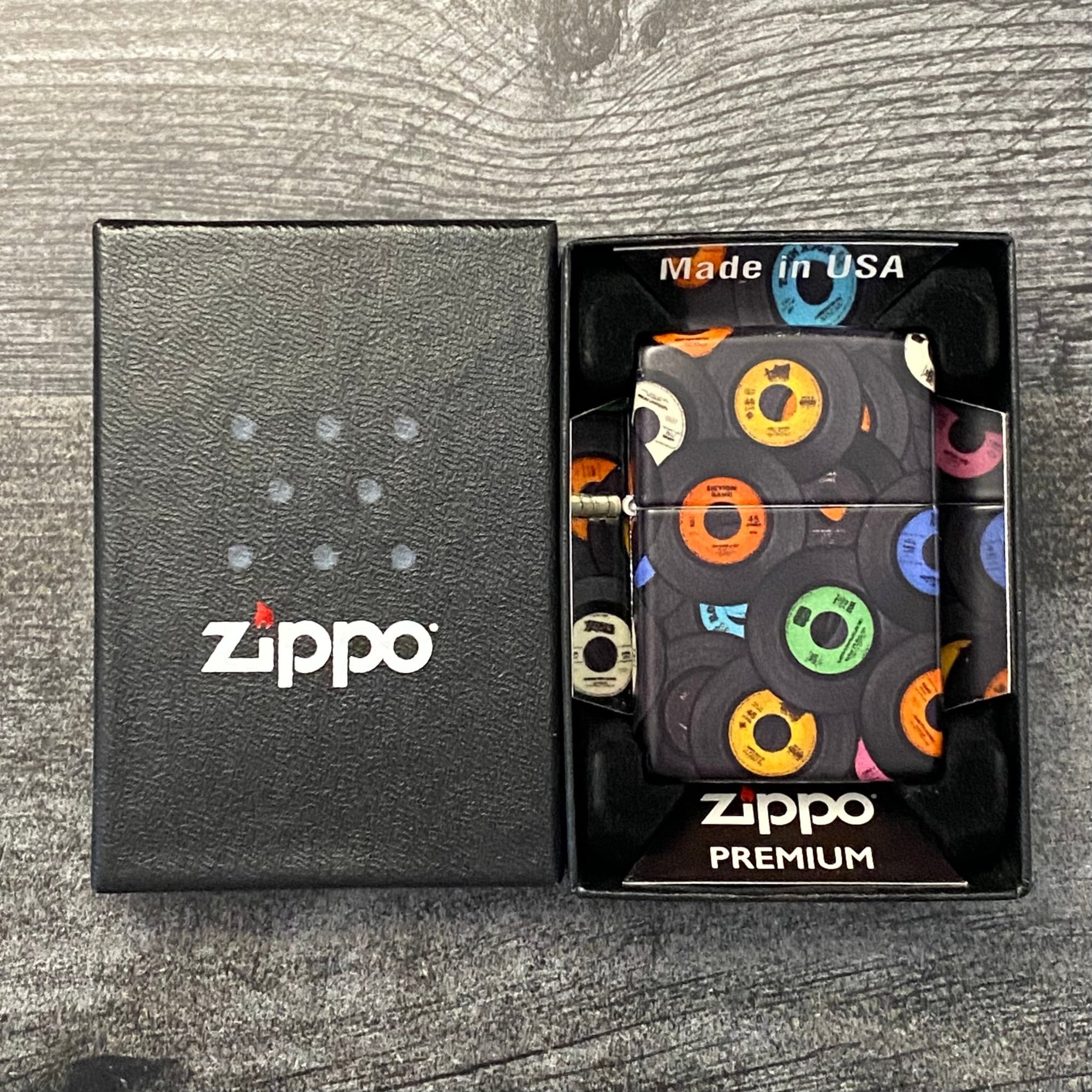 Zippo Lighter - Records - 540 Color - Riley's 66 LLC