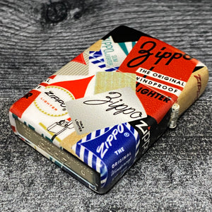 ZIPPO LIGHTER - Vintage Box Tops - 540 Color