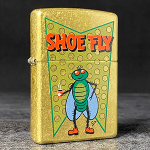 EXCLUSIVE - RILEY'S 66 ZIPPO LIGHTER - Shoe Fly - Street Brass