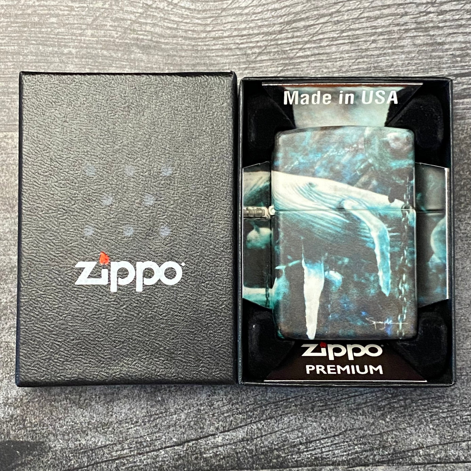 Zippo Lighter - Spazuk Whales - 540 Color