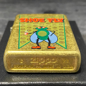 EXCLUSIVE - RILEY'S 66 ZIPPO LIGHTER - Shoe Fly - Street Brass