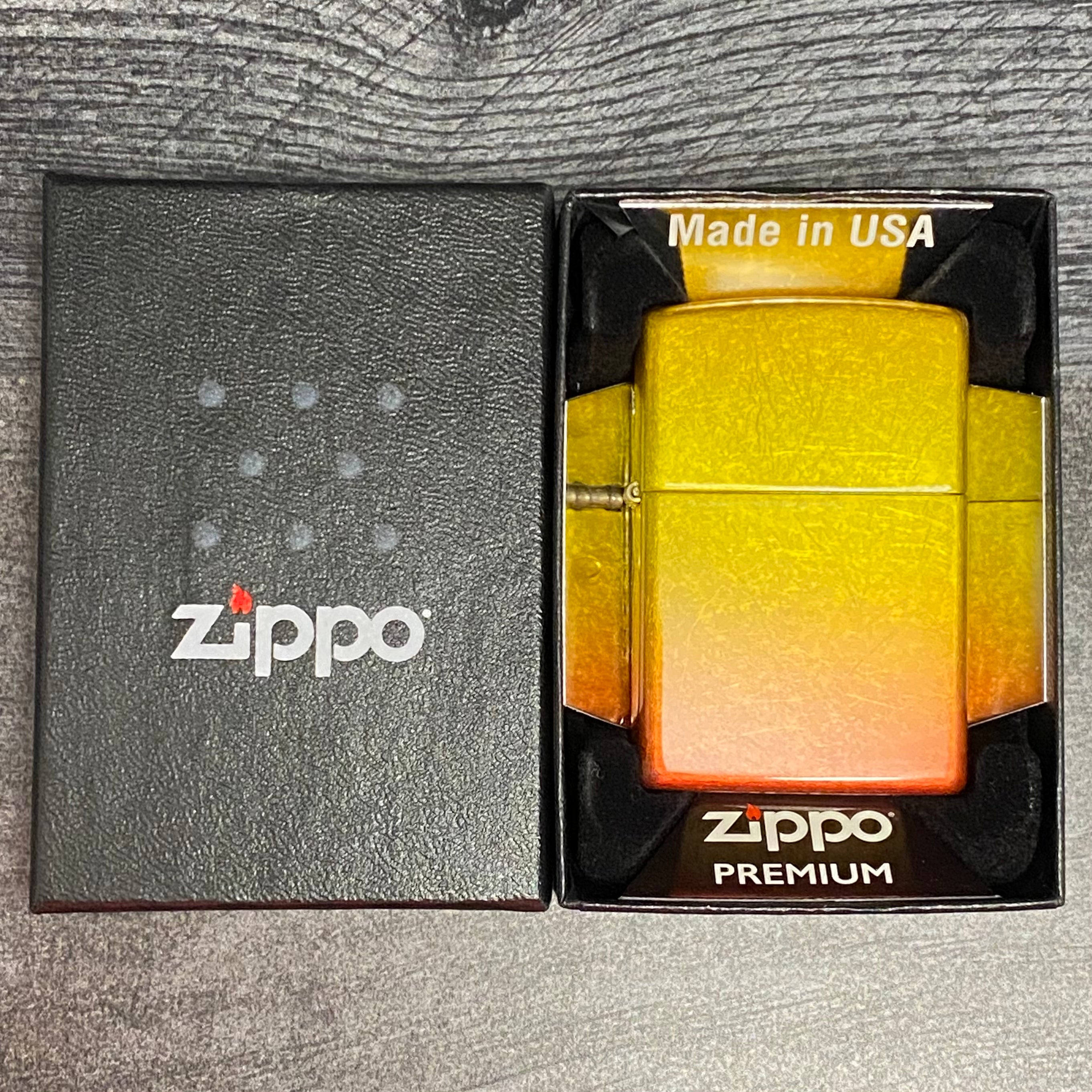 Zippo Lighter - Ombre Orange Yellow - 540 Fusion