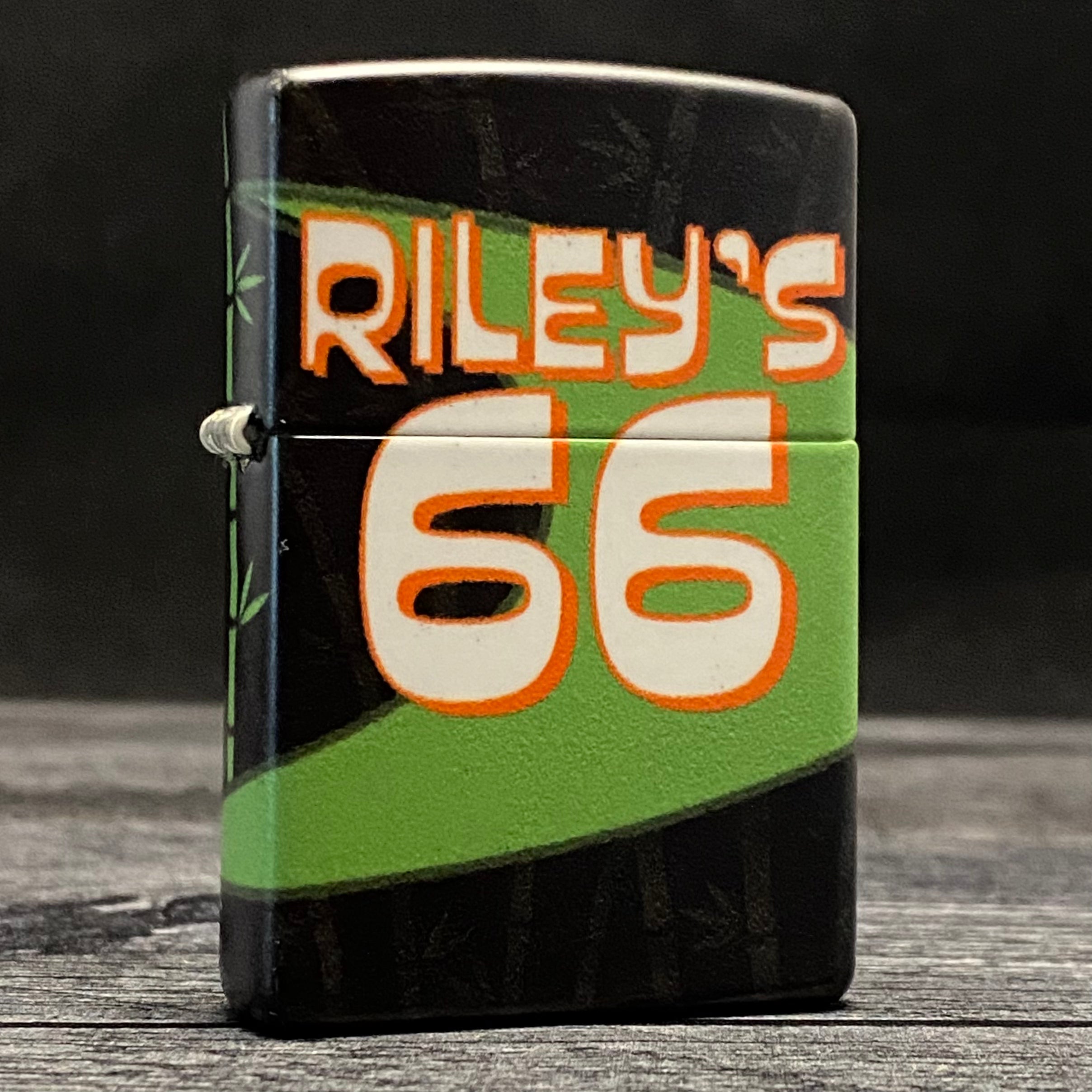 EXCLUSIVE - Riley's 66 Zippo Lighter - Tiki Logo - 540 Color