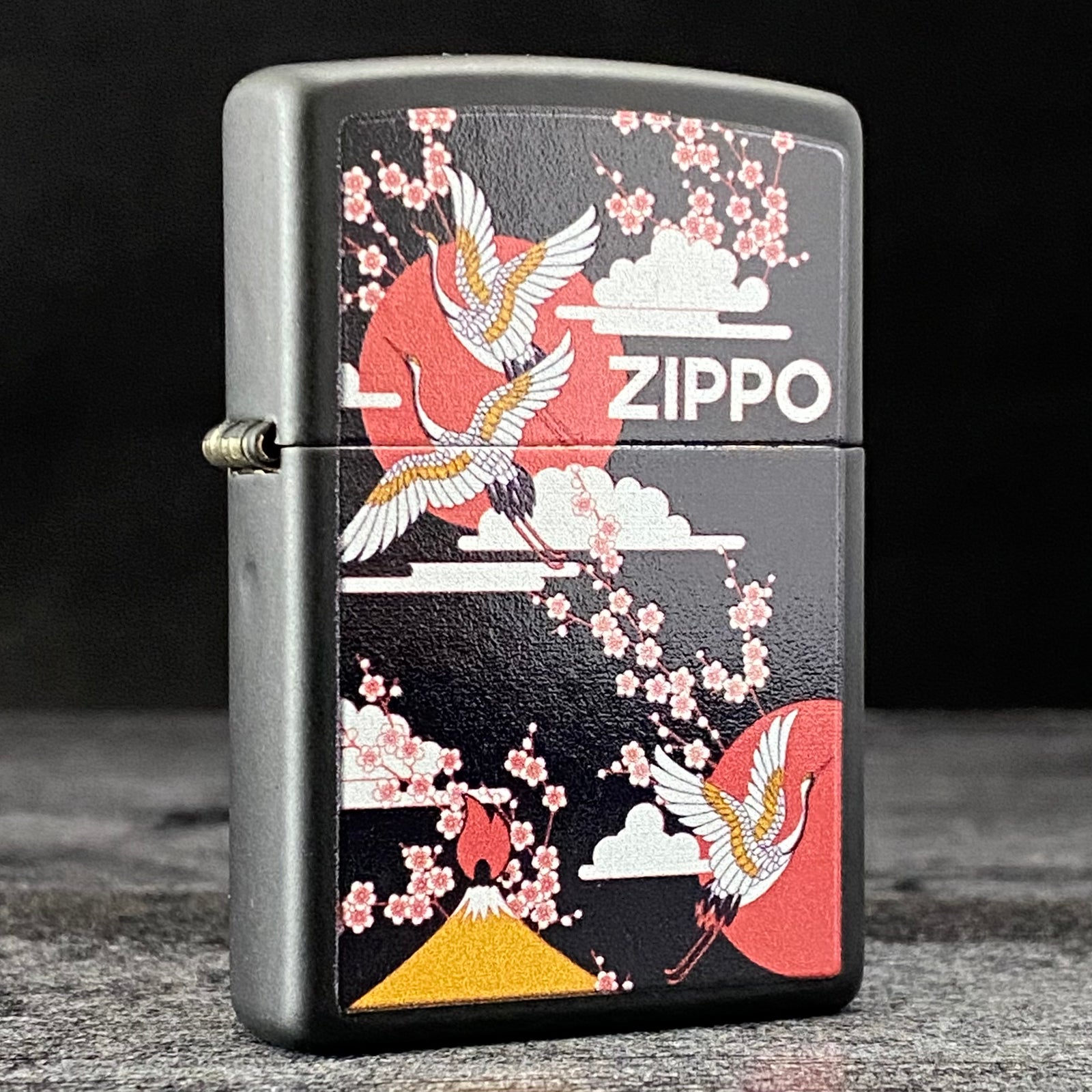 Zippo Lighter - Zippo Design - Black Matte