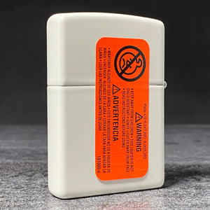 EXCLUSIVE - RILEY'S 66 ZIPPO LIGHTER - Kitty - White Matte