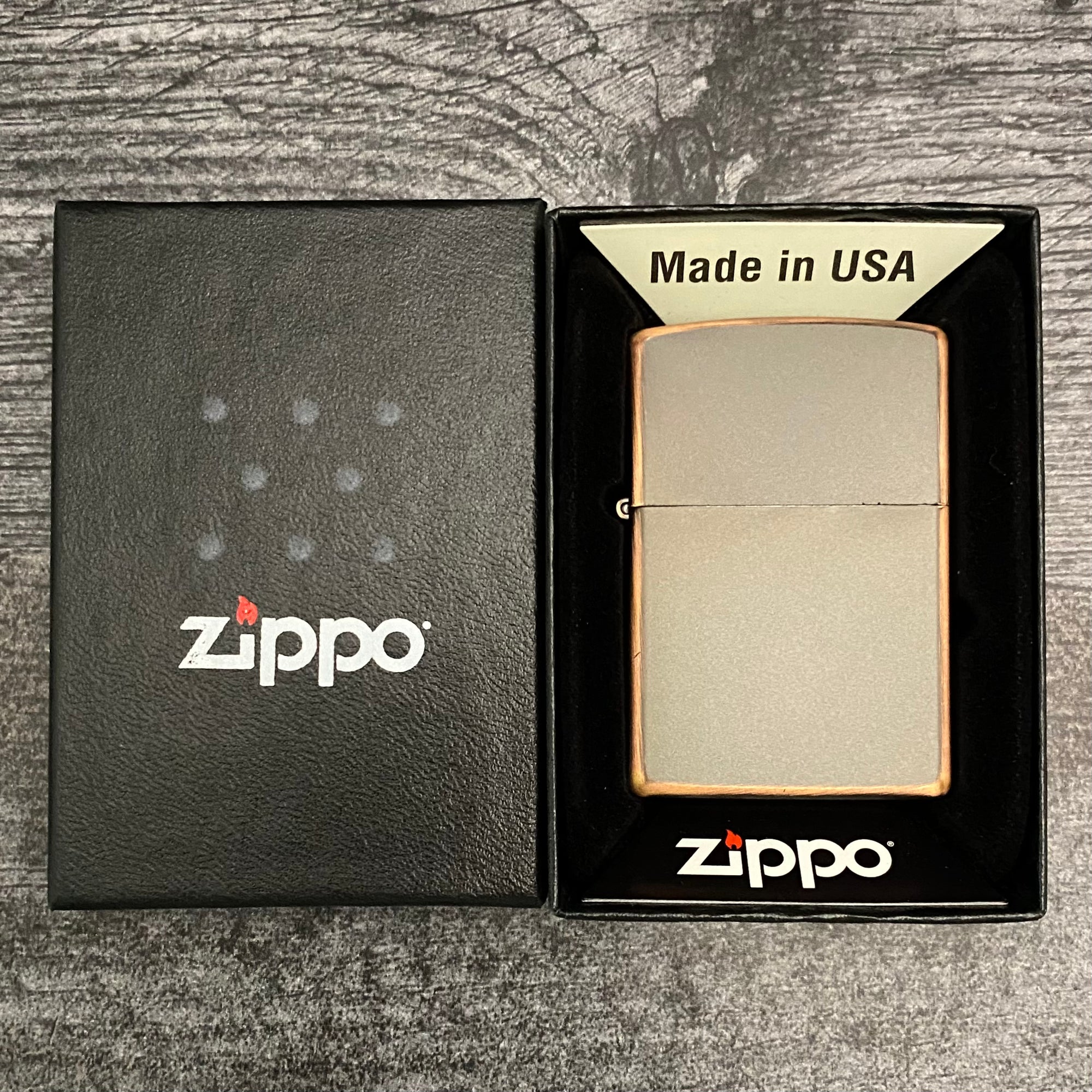 Zippo Lighter - Rustic Bronze