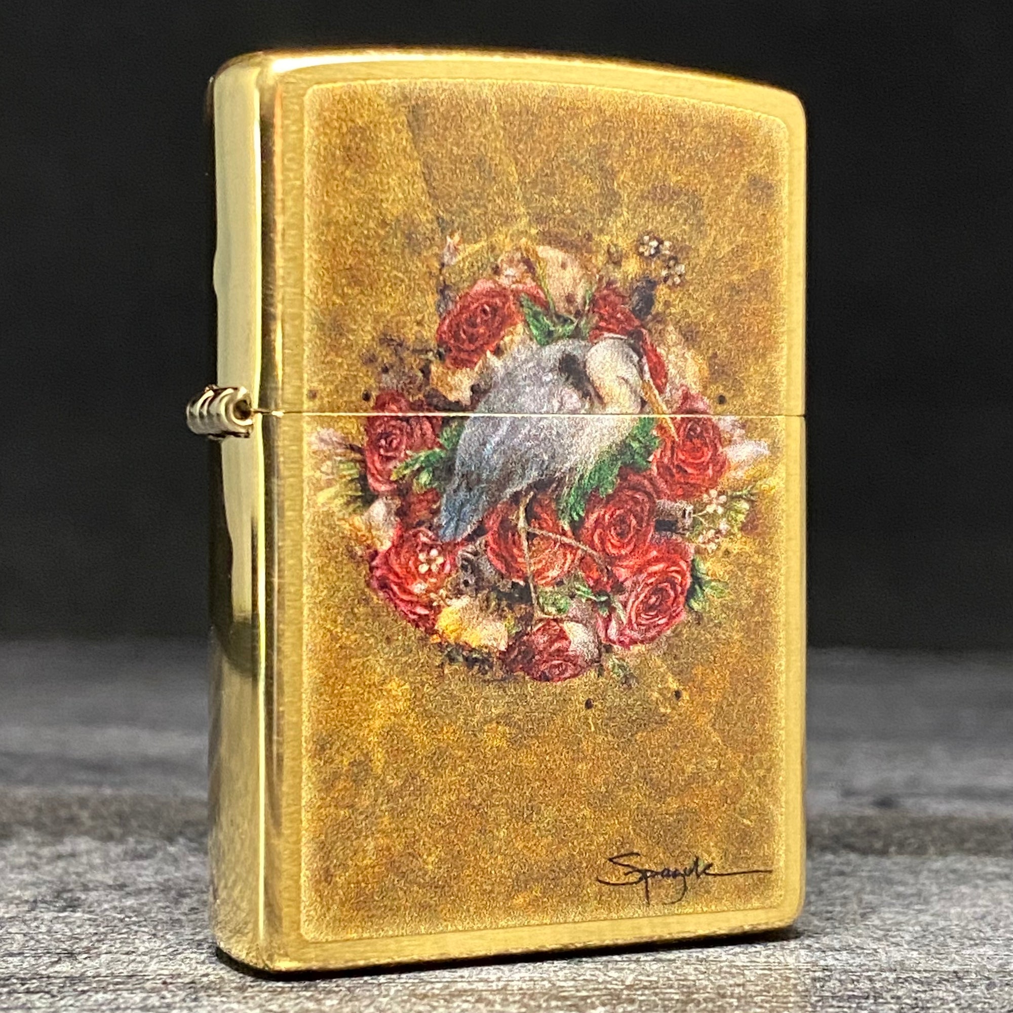 Zippo Lighter - Spazuk - Brushed Brass