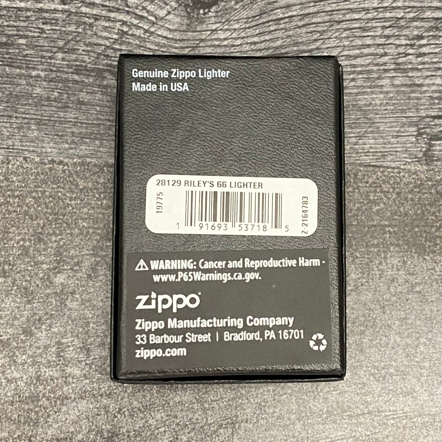 Zippo Lighter - Riley's 66 - High Polish Green