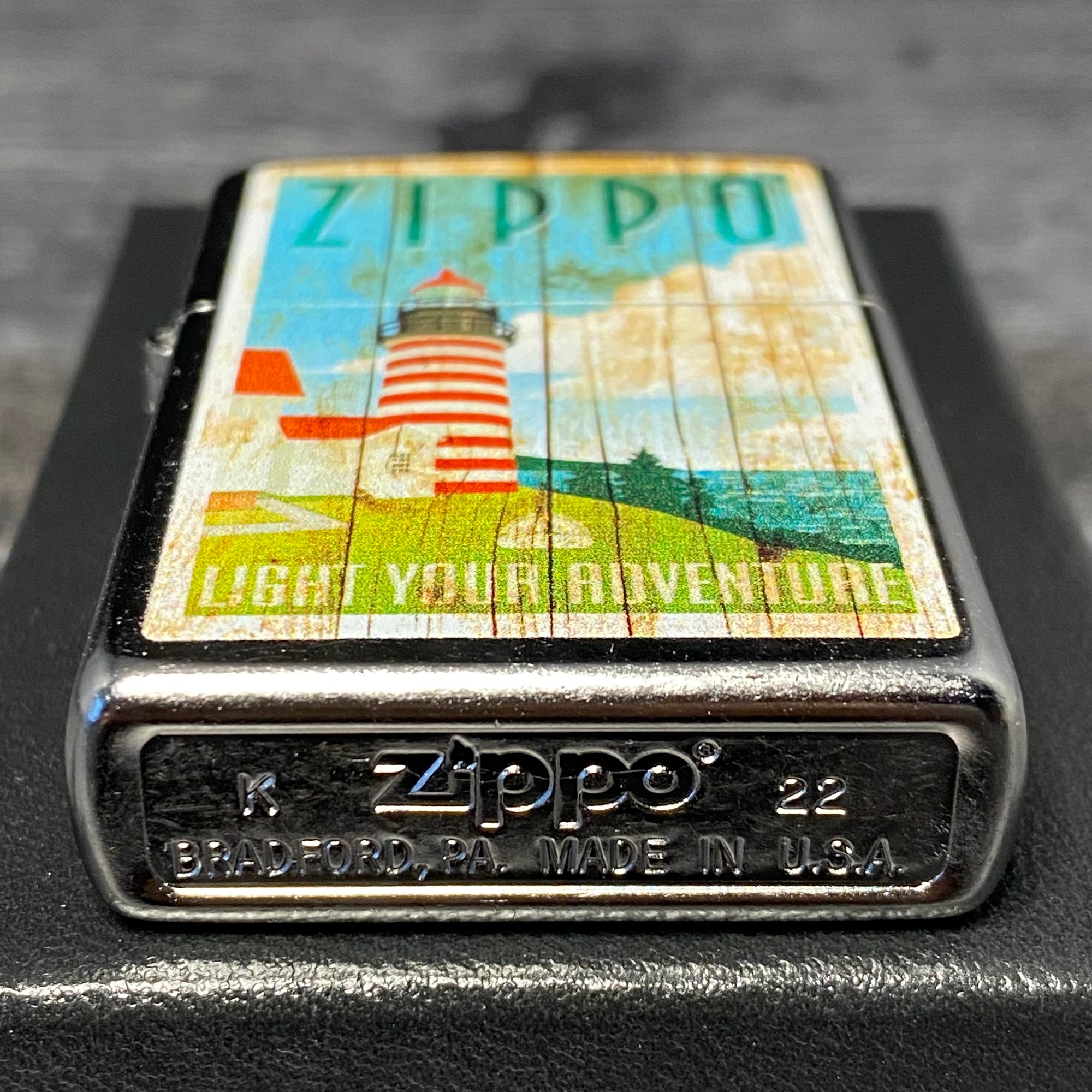 ZIPPO LIGHTER - Light Your Adventure - Street Chrome™️