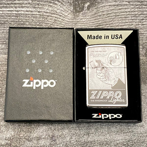 Zippo Lighter - Fan Test Ad - Street Chrome™️