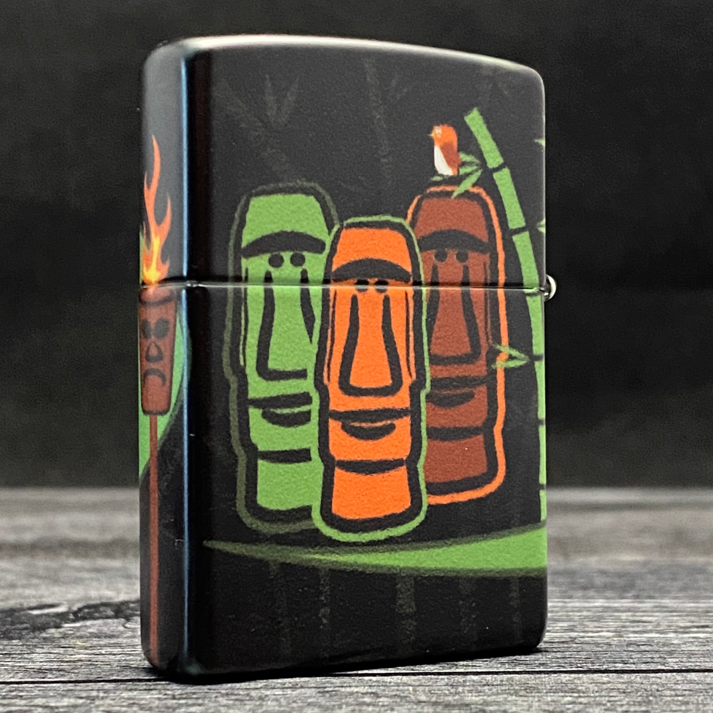 EXCLUSIVE - Riley's 66 Zippo Lighter - Tiki Logo - 540 Color