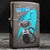 EXCLUSIVE - RILEY'S 66 ZIPPO LIGHTER - Space Kitty - Gray Dusk