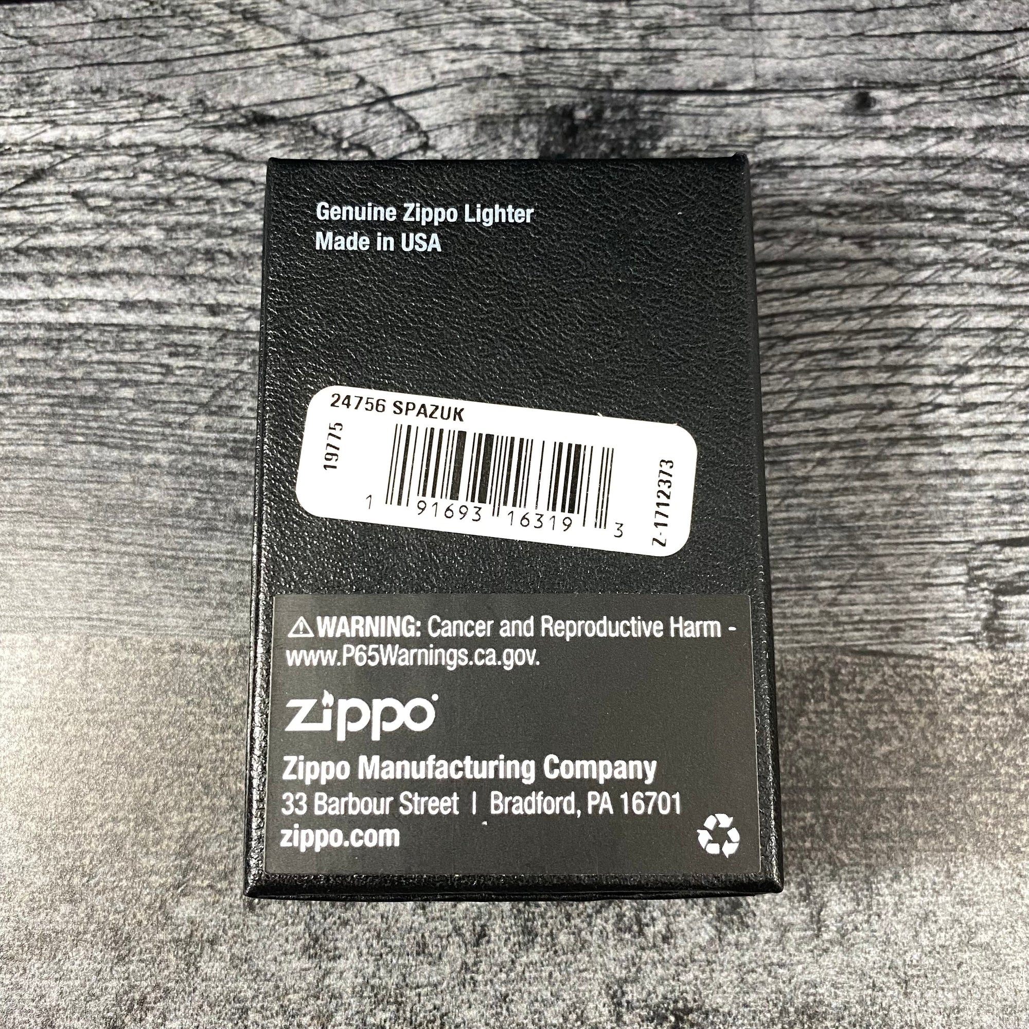 Zippo Lighter - Spazuk 360º Design - High Polish Black