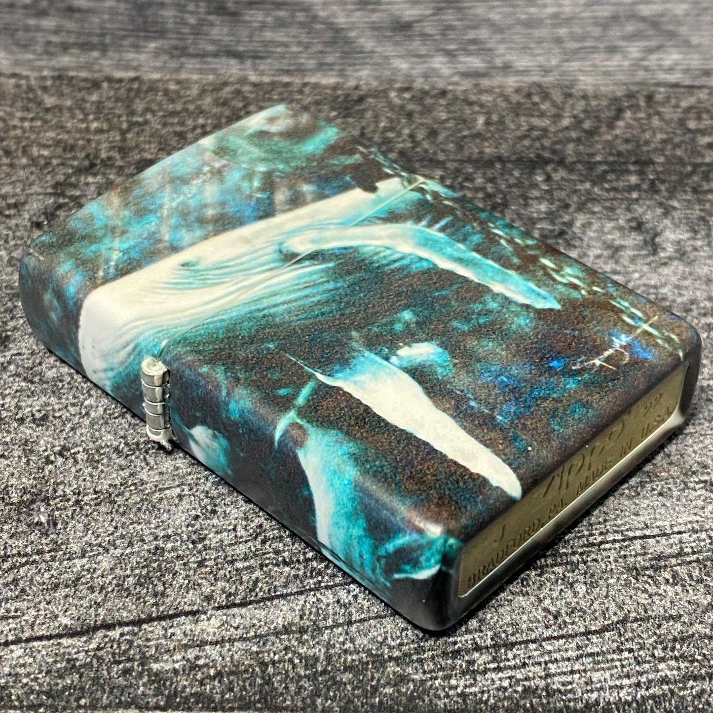 Zippo Lighter - Spazuk Whales - 540 Color