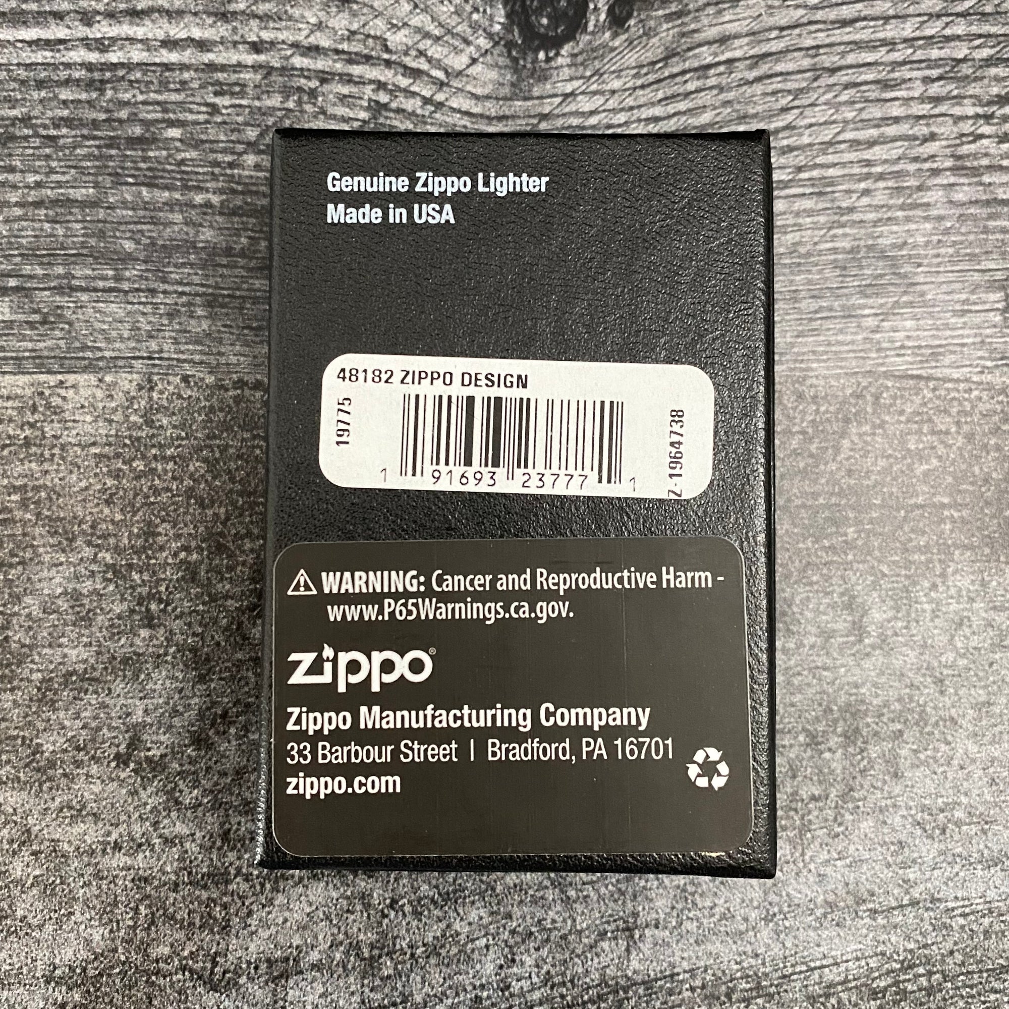 Zippo Lighter - Zippo Design - Black Matte