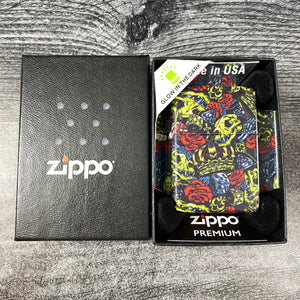 Zippo Lighter - Glow-in-the-Dark Green - 540 Color
