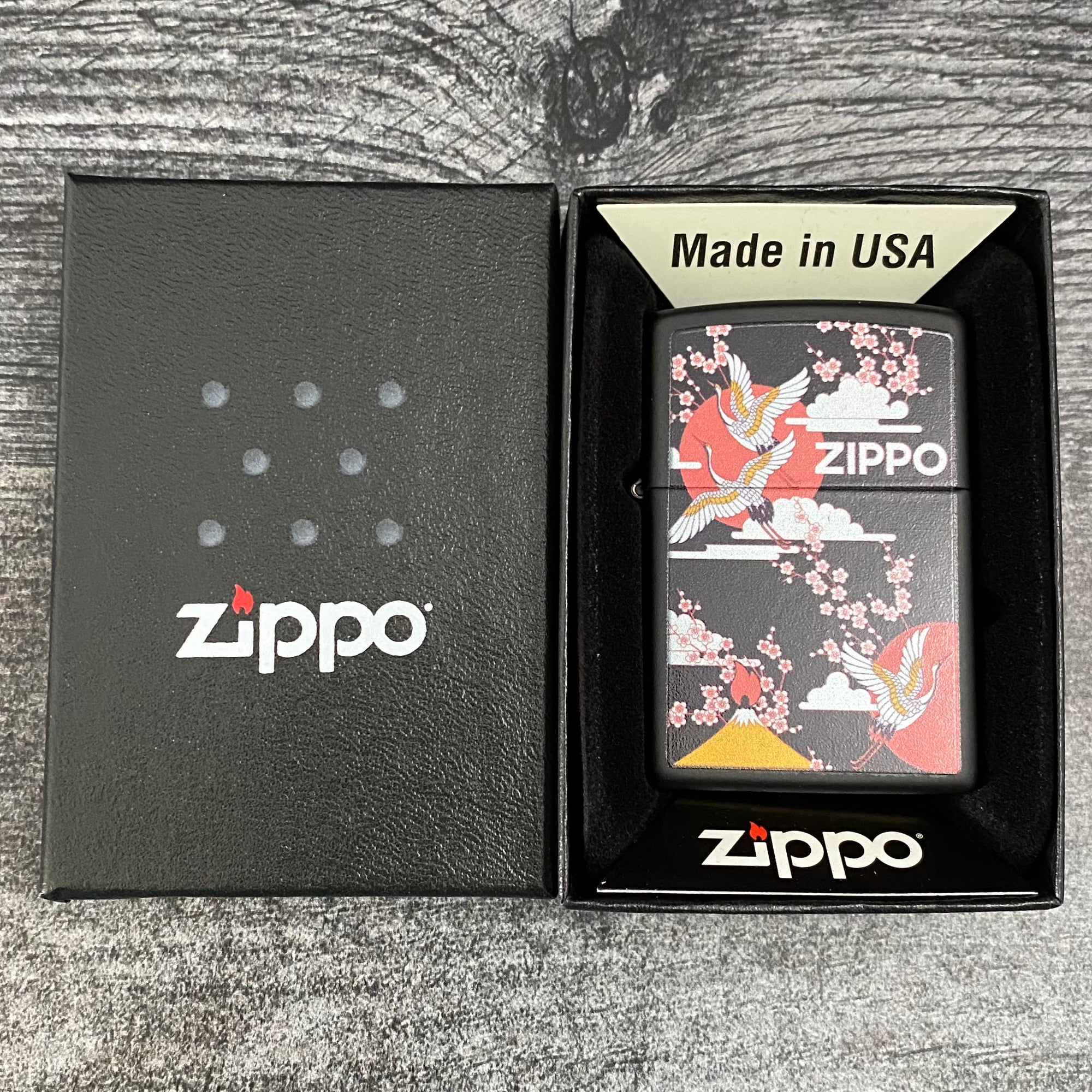 Zippo Lighter - Zippo Design - Black Matte