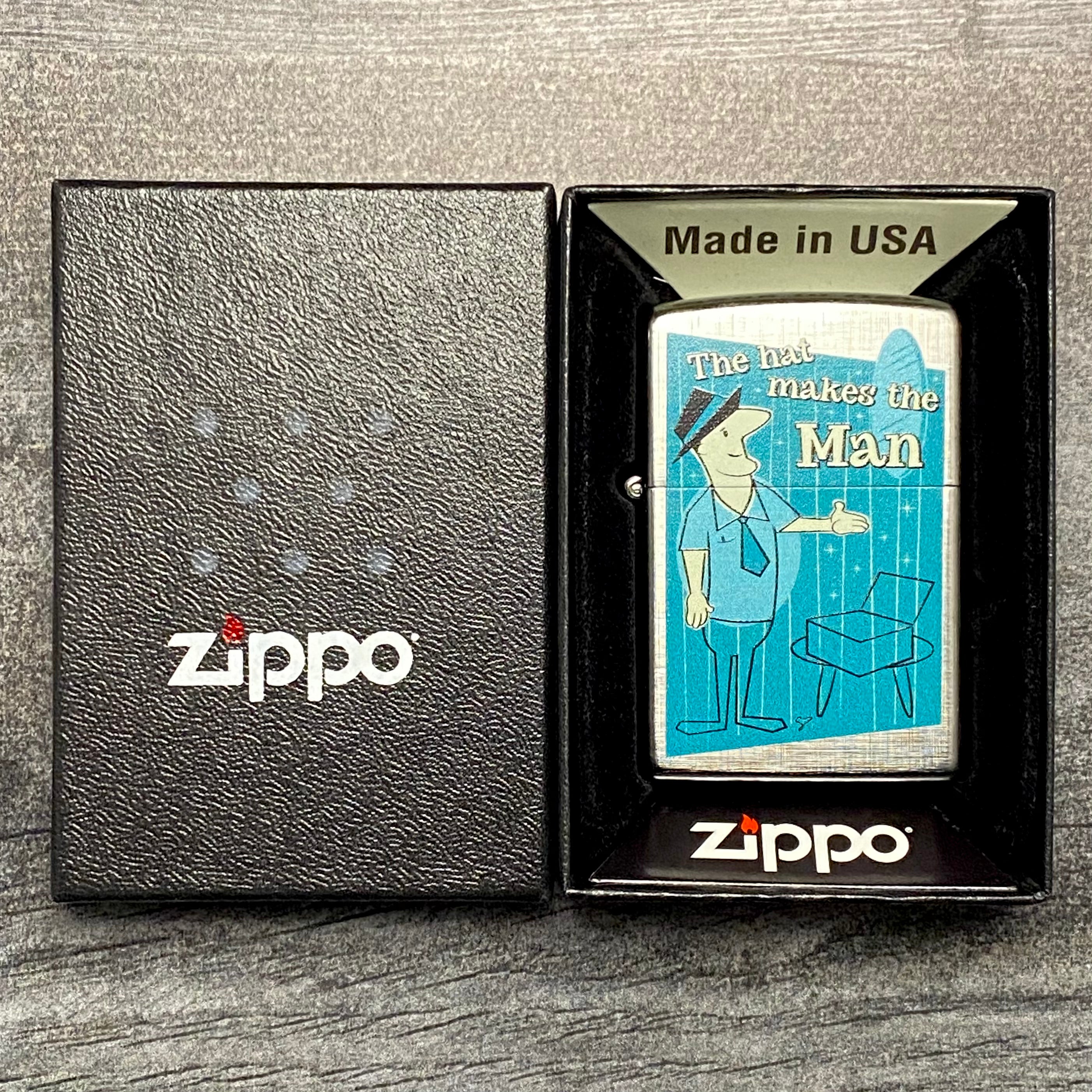 EXCLUSIVE - Riley's 66 Zippo Lighter - Mr. 66 Hat - Linen Weave