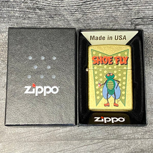 EXCLUSIVE - RILEY'S 66 ZIPPO LIGHTER - Shoe Fly - Street Brass